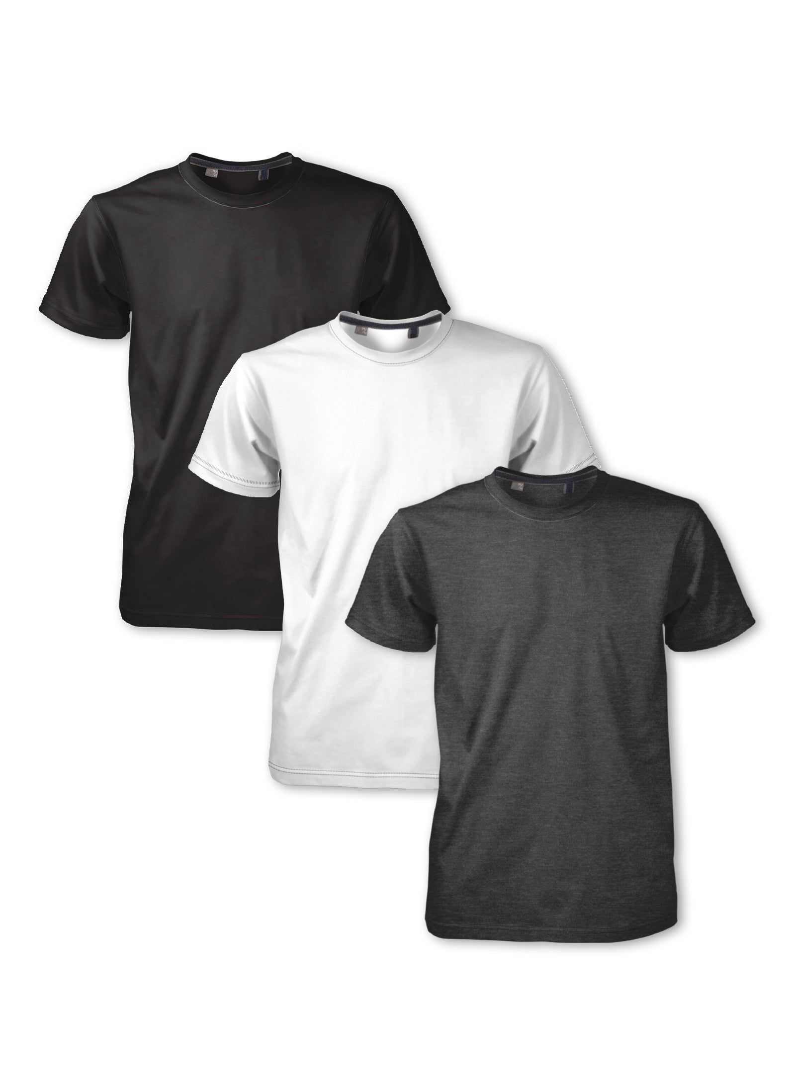 3-Pack Cotton Crew T-shirt || Paquet de 3 t-shirts col rond en coton sold by Point Zero product image thumbnail 15