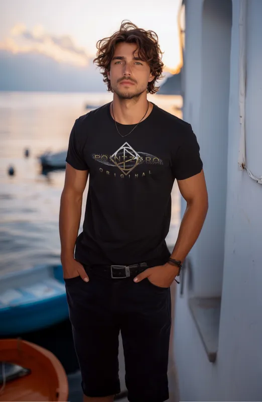 ORO | Printed T-Shirt Jersey || ORO | Jersey De T-Shirt Imprimé made by Point Zero