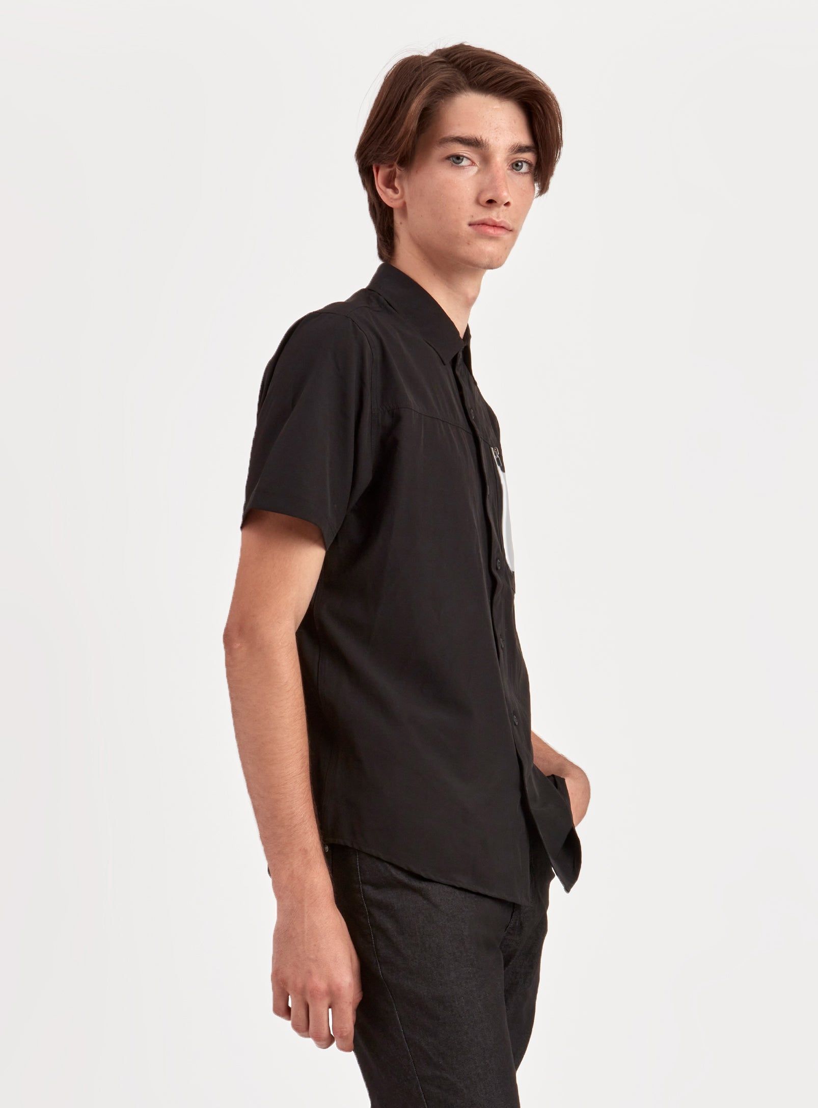 WAYY | Solid 4-way-stretch dry edition shirt || WAYY | Chemise solide en édition sèche extensible dans les 4 sens sold by Point Zero product image thumbnail 4