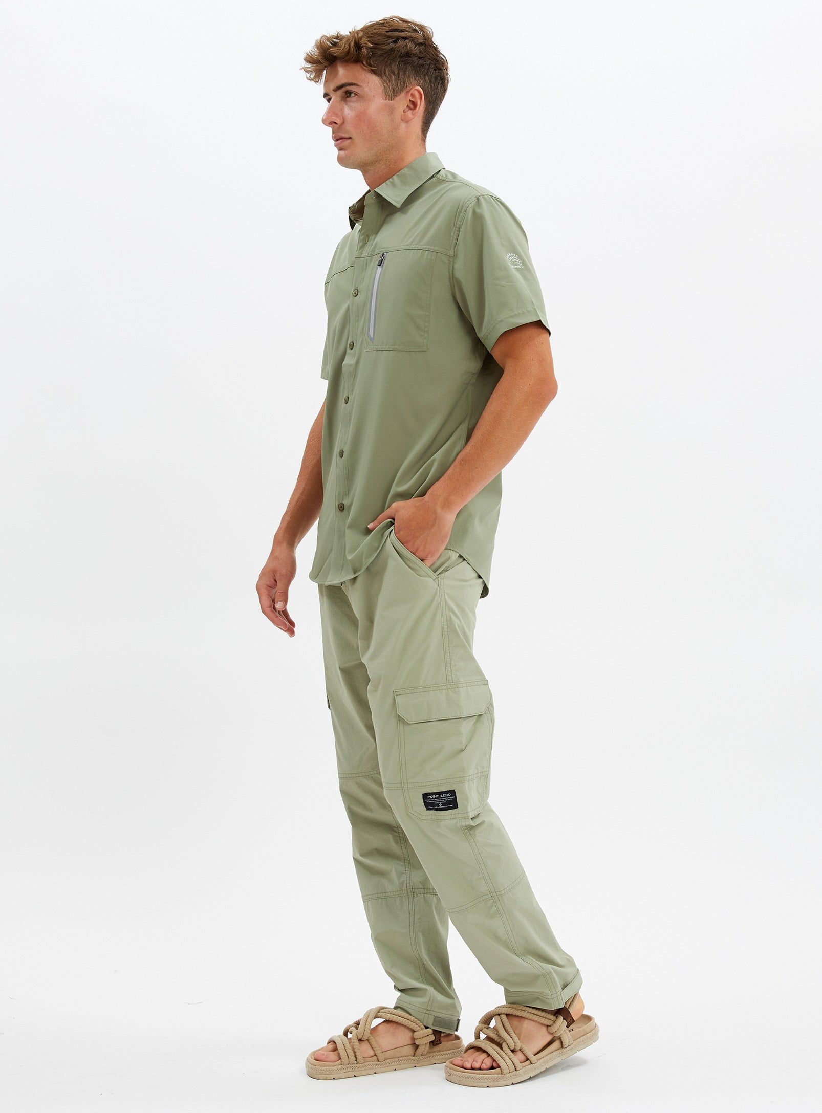 WAYY | Solid 4-way-stretch dry edition shirt || WAYY | Chemise solide en édition sèche extensible dans les 4 sens sold by Point Zero product image thumbnail 21