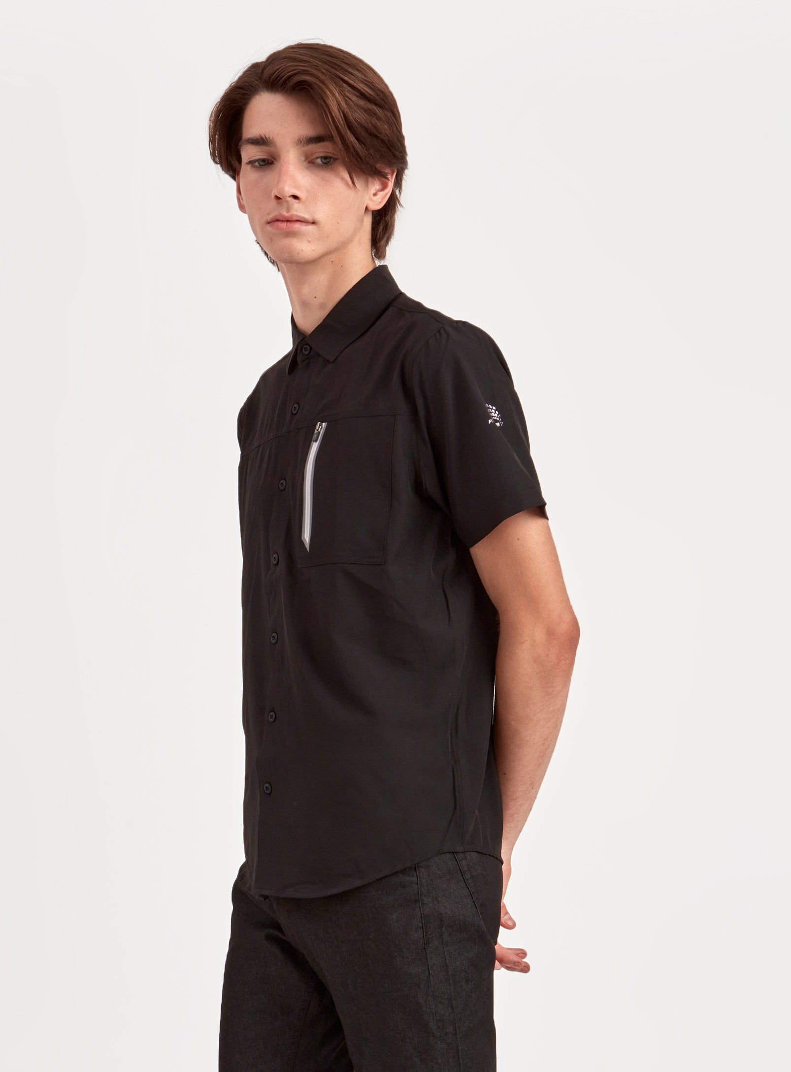 WAYY | Solid 4-way-stretch dry edition shirt || WAYY | Chemise solide en édition sèche extensible dans les 4 sens sold by Point Zero product image thumbnail 3