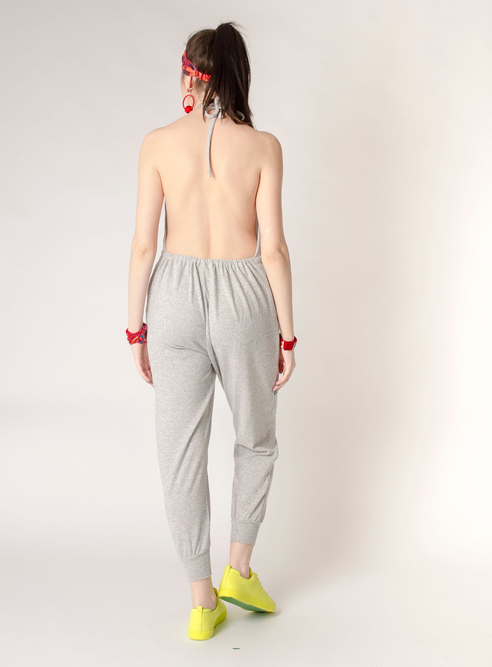 LANA | Halter top jumpsuit || LANA | Combinaison dos nu sold by Point Zero product image thumbnail 3