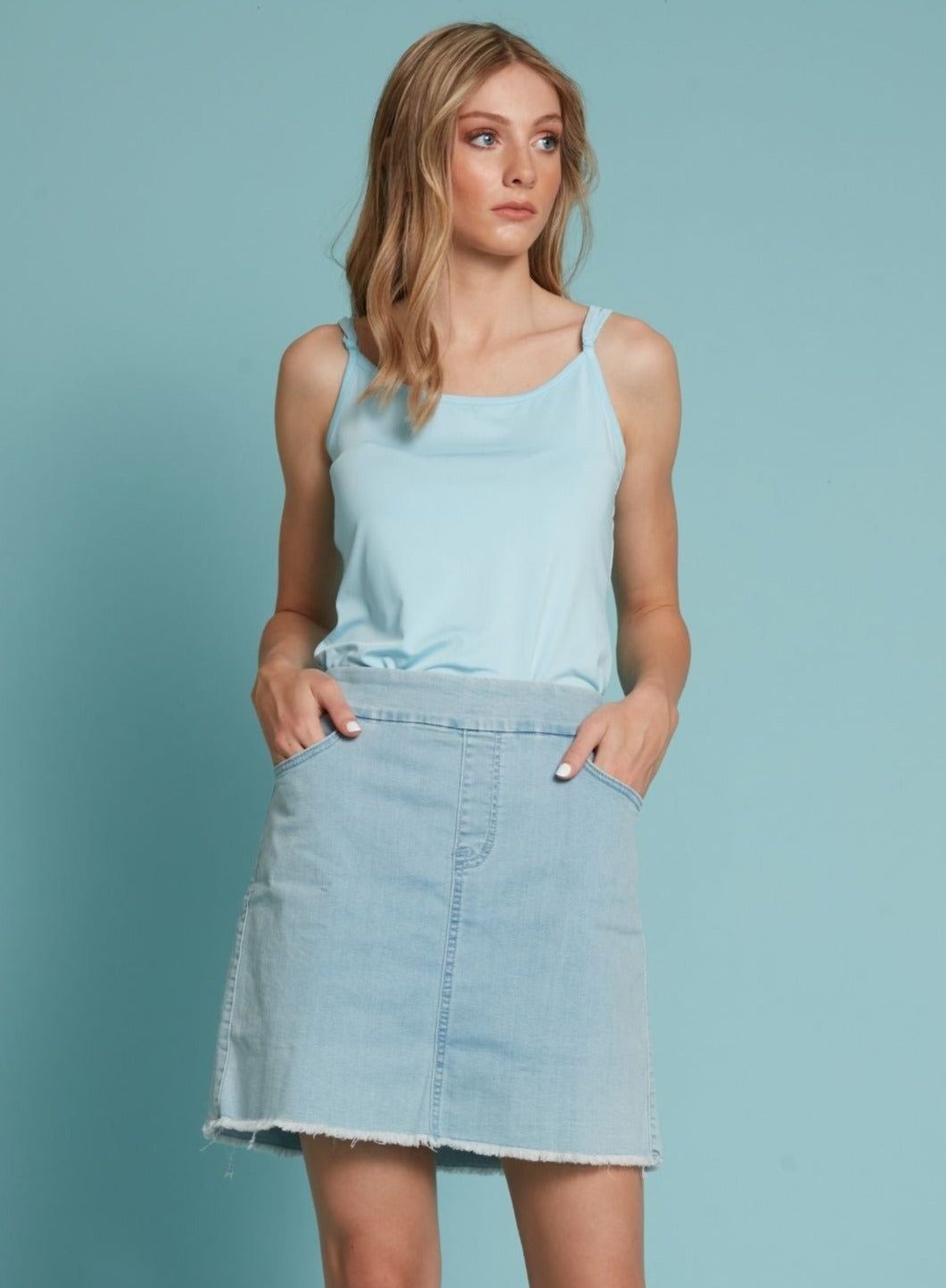 AMAR | Denim Skirt ||AMAR | Jupe en jean sold by Point Zero product image thumbnail 9