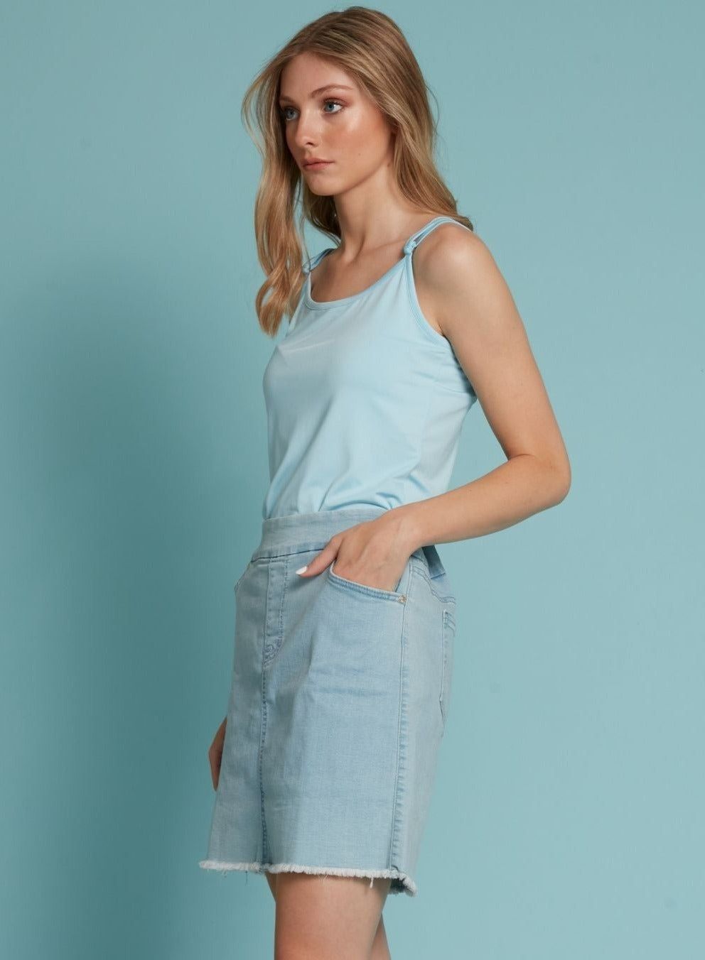 AMAR | Denim Skirt ||AMAR | Jupe en jean sold by Point Zero product image thumbnail 8