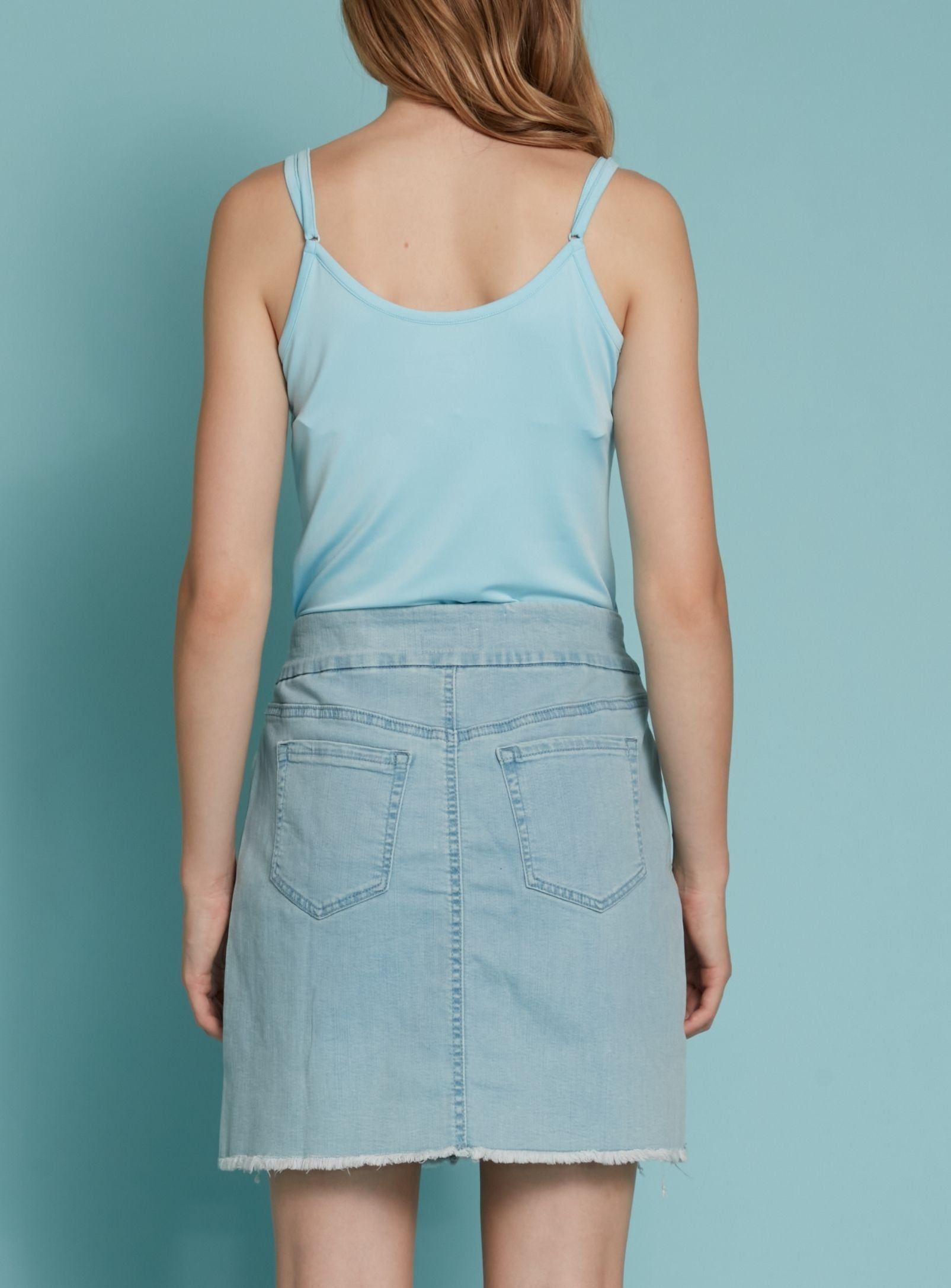 AMAR | Denim Skirt ||AMAR | Jupe en jean sold by Point Zero product image thumbnail 10