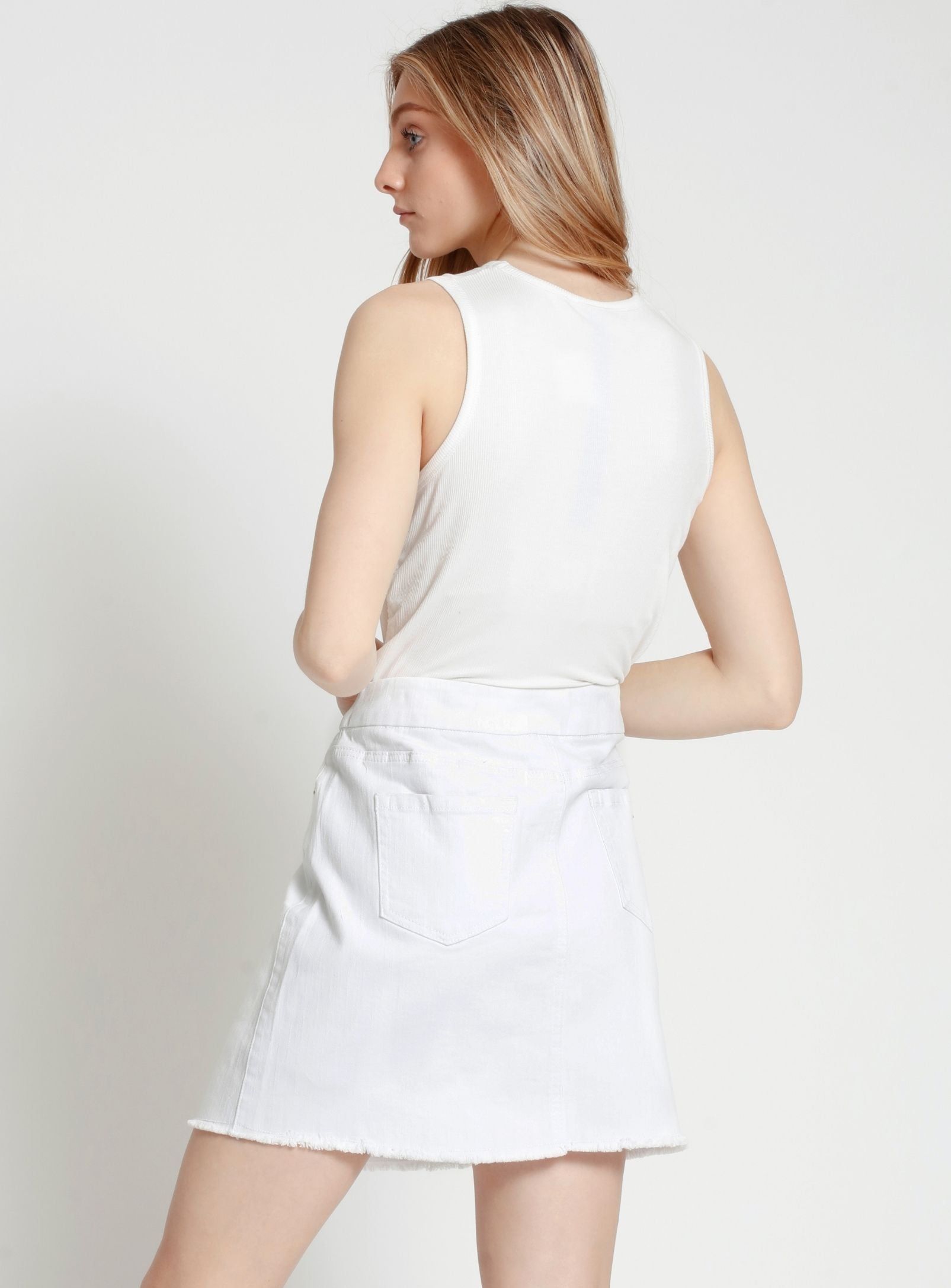 AMAR | Denim Skirt ||AMAR | Jupe en jean sold by Point Zero product image thumbnail 4