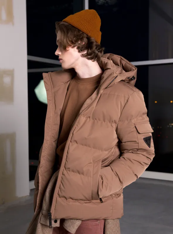 CHESTER | Detachable Hood Quilted Puffer ||CHESTER |Doudoune matelassée avec capuche sold by Point Zero
