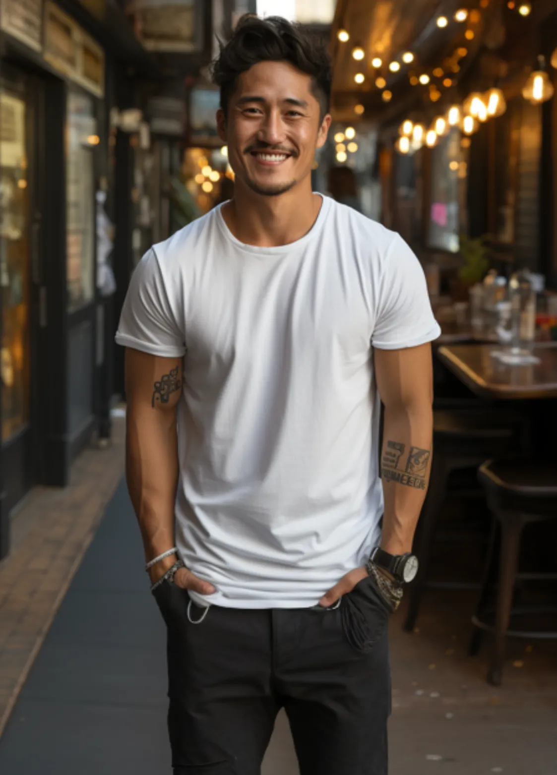 BIX | Organic Cotton T-shirt||BIX | T-shirt col rond en coton sold by Point Zero product image thumbnail 2