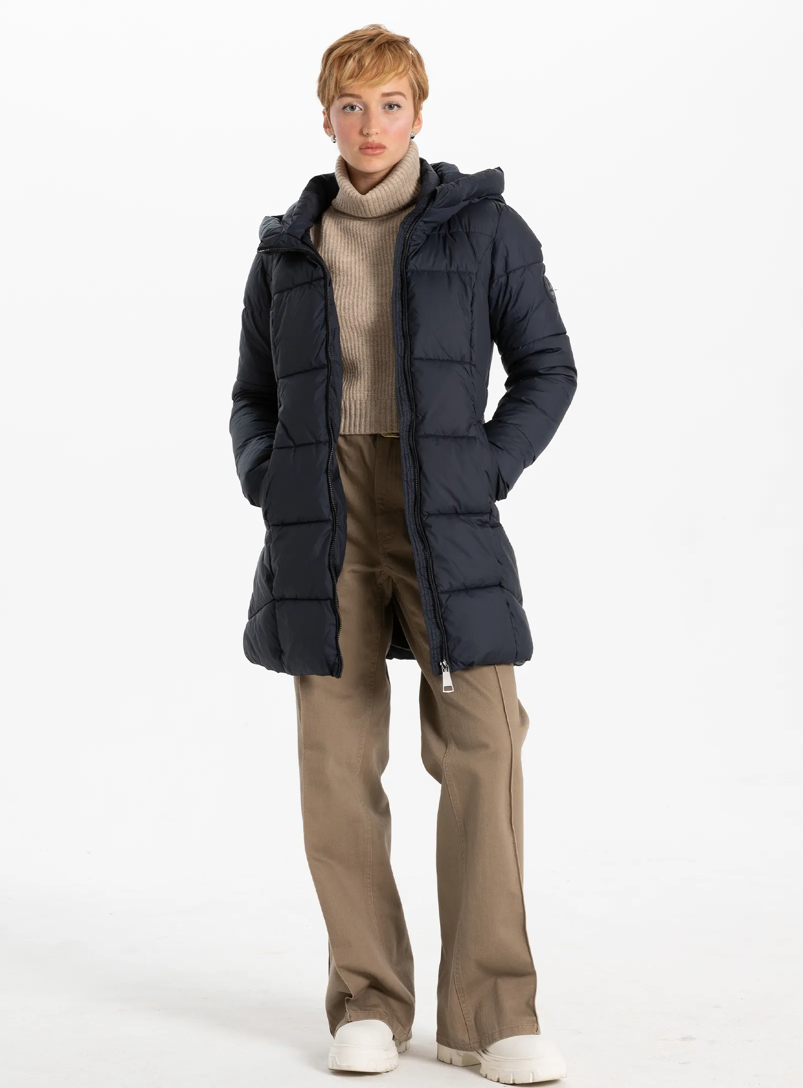 ANASTASIA | Long Puffer || ANASTASIA | Veste polaire longue sold by Point Zero product image thumbnail 5