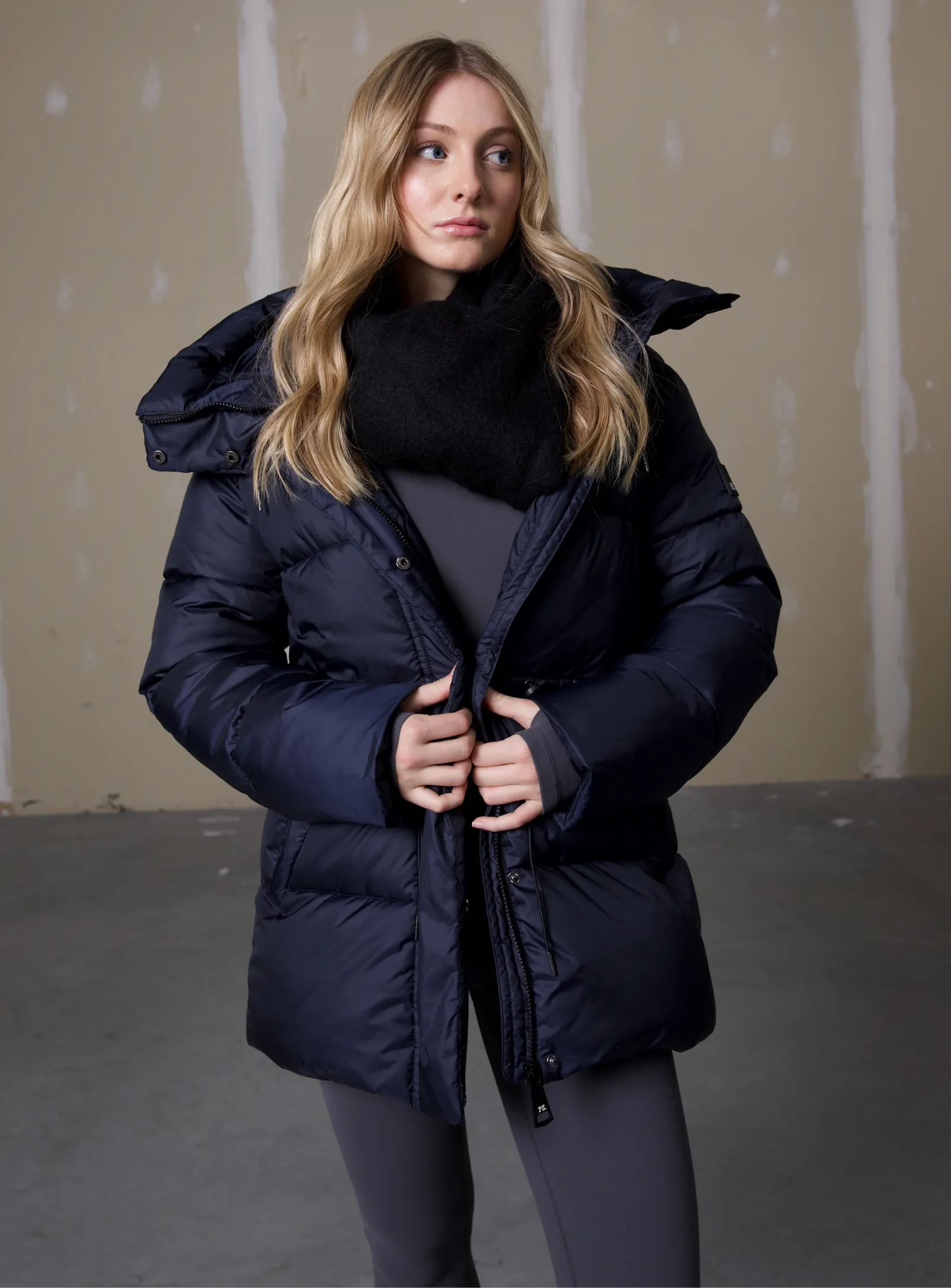LIETUVA| Midlength Urban Puffer||LIETUVA| Doudoune légère mi-longue sold by Point Zero