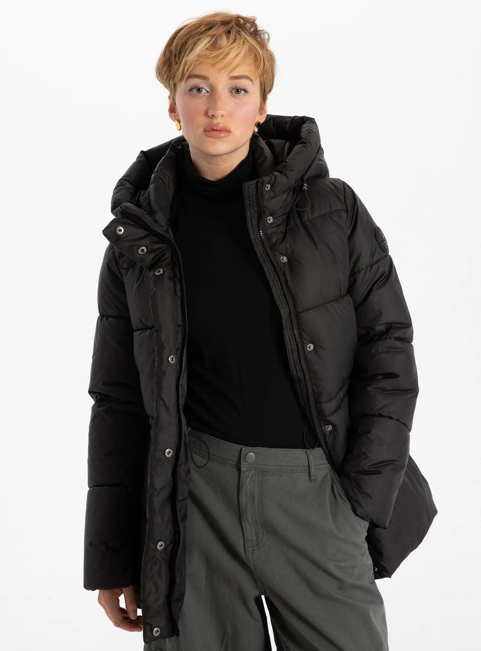 LIETUVA| Midlength Urban Puffer||LIETUVA| Doudoune légère mi-longue sold by Point Zero product image thumbnail 2