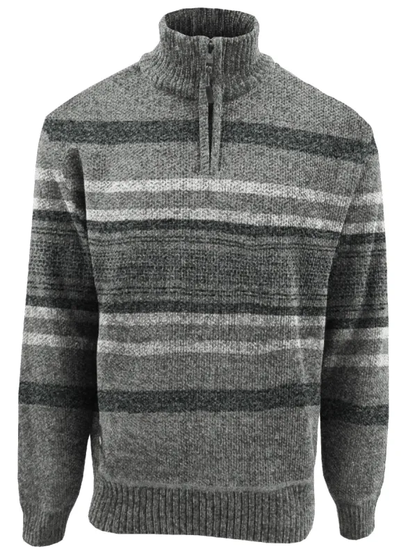 ALESSO|Textured quarter zip Sweater||ALESSO|Pull texturé à fermeture éclair quart de longueur sold by Point Zero