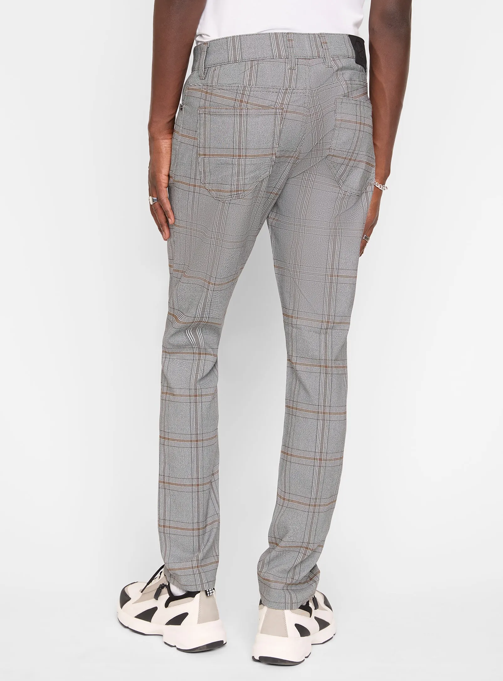 FRANK | Straight Leg Print Super Flex 5 Pocket Pants|| FRANK | Pantalons À Cinq Poches Super Flex À Jambe Droite Imprimée sold by Point Zero product image thumbnail 4