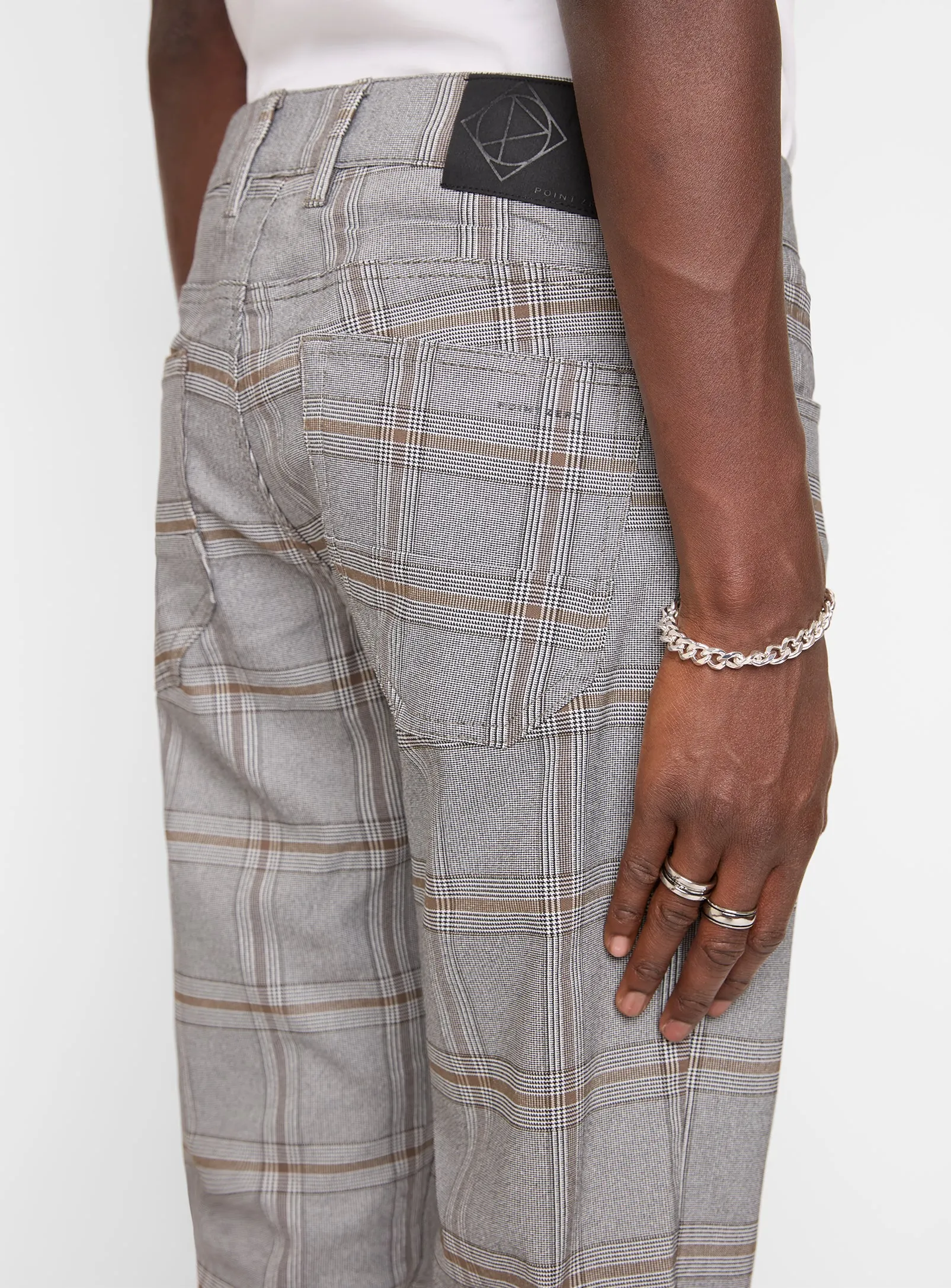 FRANK | Straight Leg Print Super Flex 5 Pocket Pants|| FRANK | Pantalons À Cinq Poches Super Flex À Jambe Droite Imprimée sold by Point Zero product image thumbnail 5