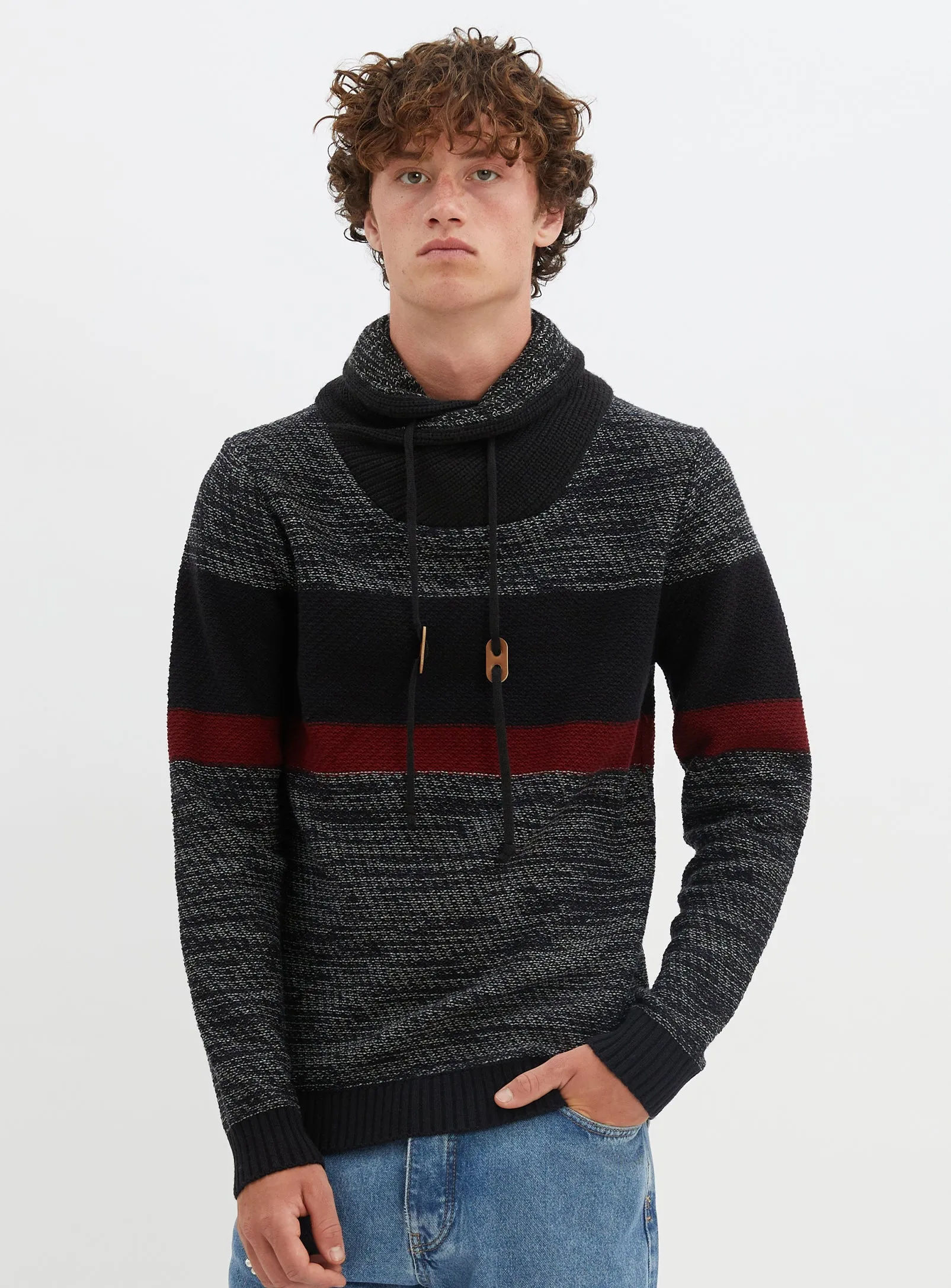 MASE | Shawl Collar Sweater || MASE | Pull Col Chale sold by Point Zero product image thumbnail 3