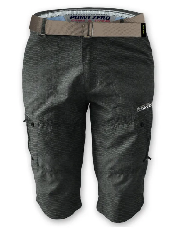 BENJI | Printed Stretch Recycled Microfiber Capri || BENJI | Capri Imprime Stretch En Microfibre Recycle sold by Point Zero