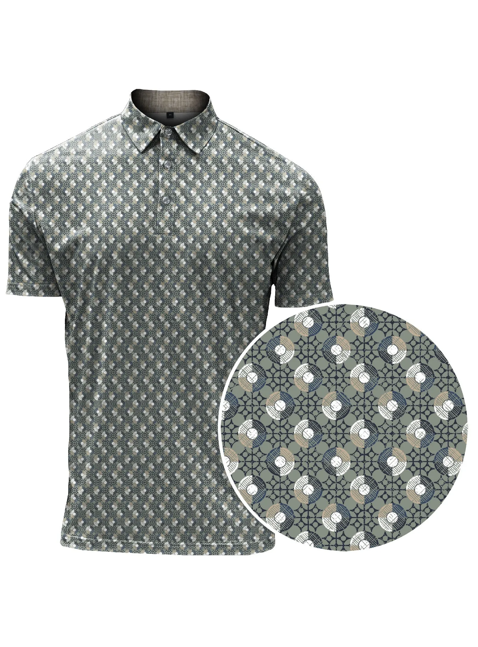 WILLFRED | Dot Printed Polo|| WILLFRED | Polo À Imprimé À Pois sold by Point Zero product image thumbnail 2