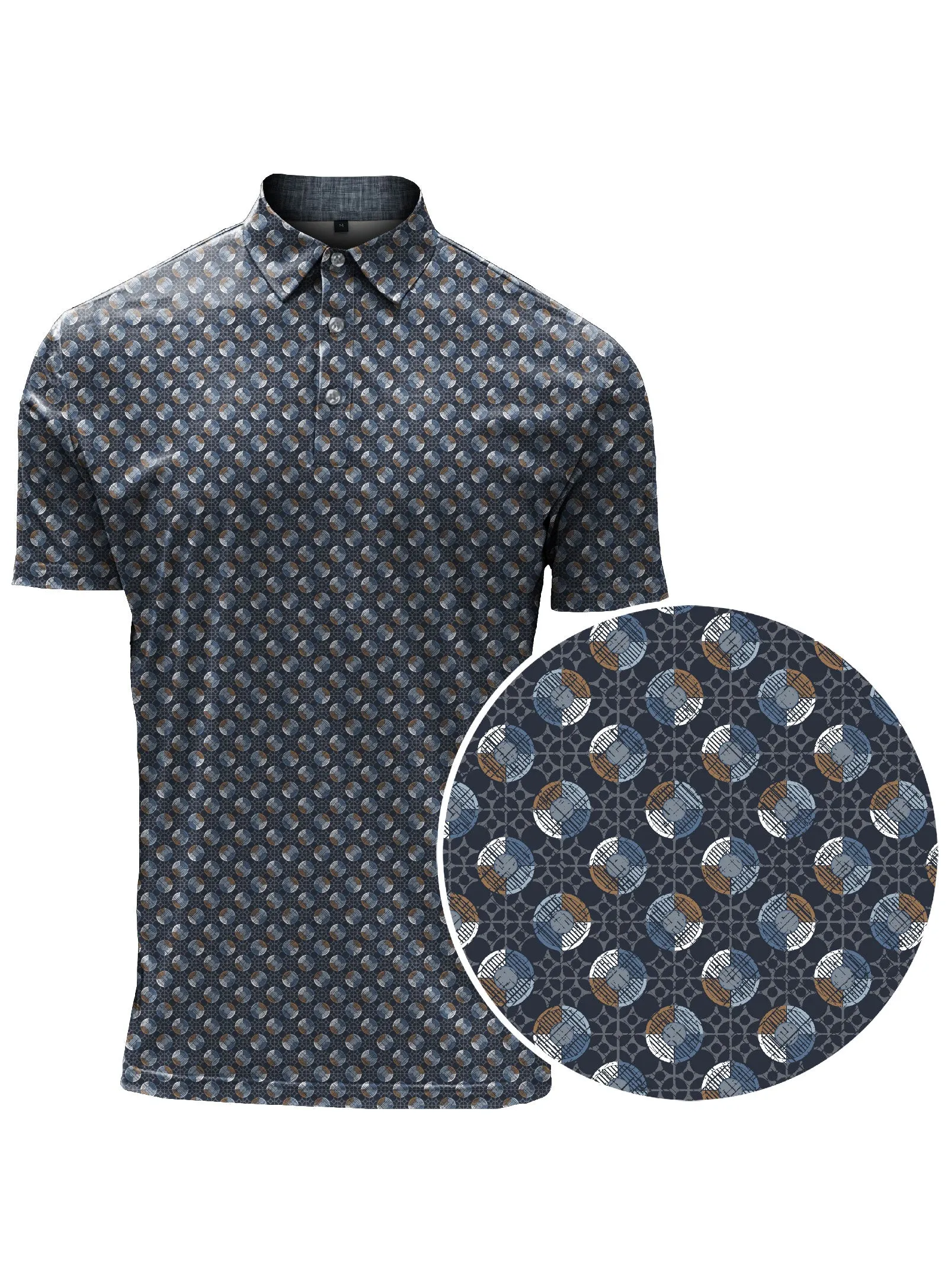 WILLFRED | Dot Printed Polo|| WILLFRED | Polo À Imprimé À Pois sold by Point Zero product image thumbnail 3