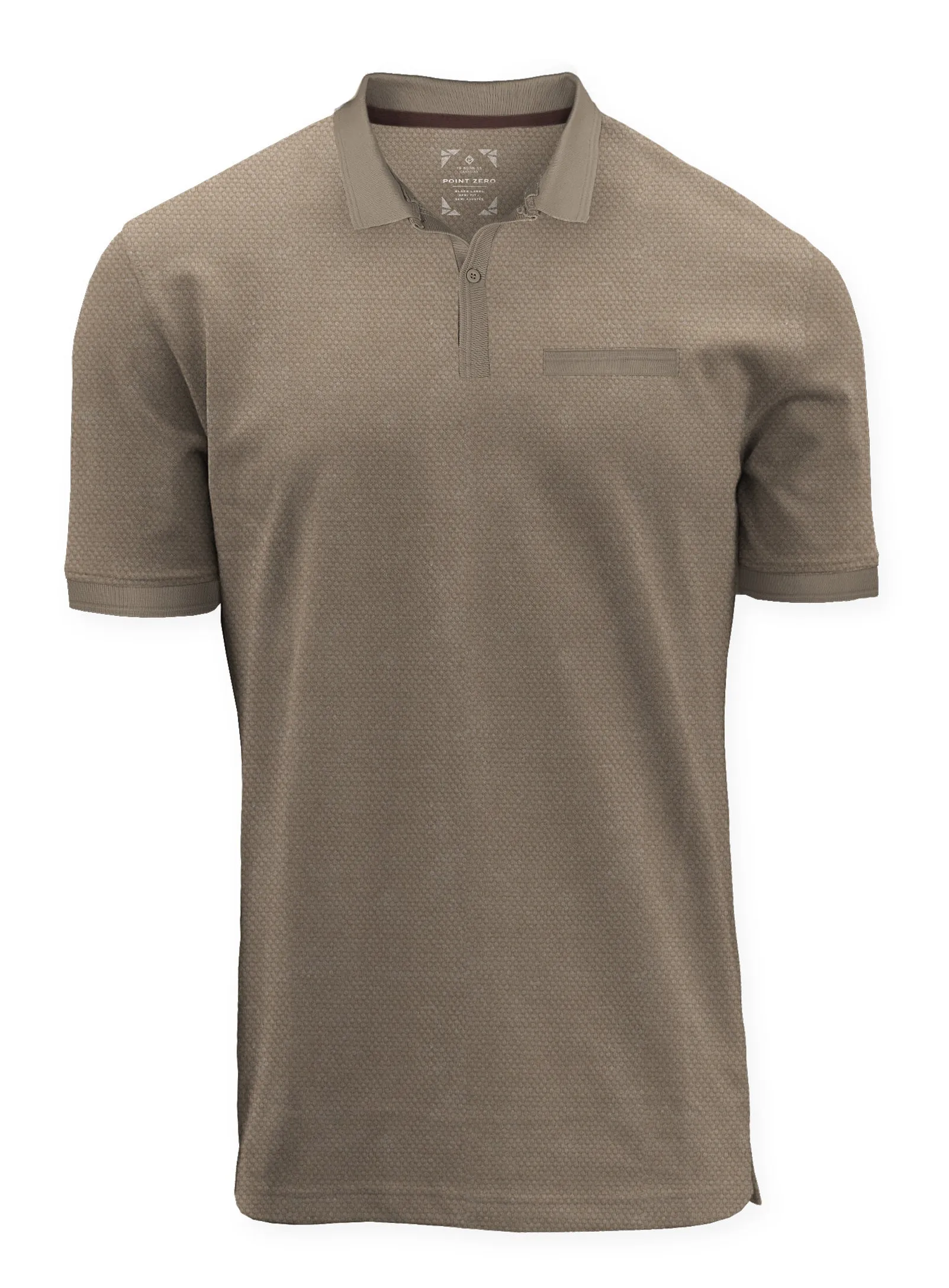 TRENT | Bubble Jacquard Polo || TRENT | Bubble Jacquard Polo sold by Point Zero product image thumbnail 2