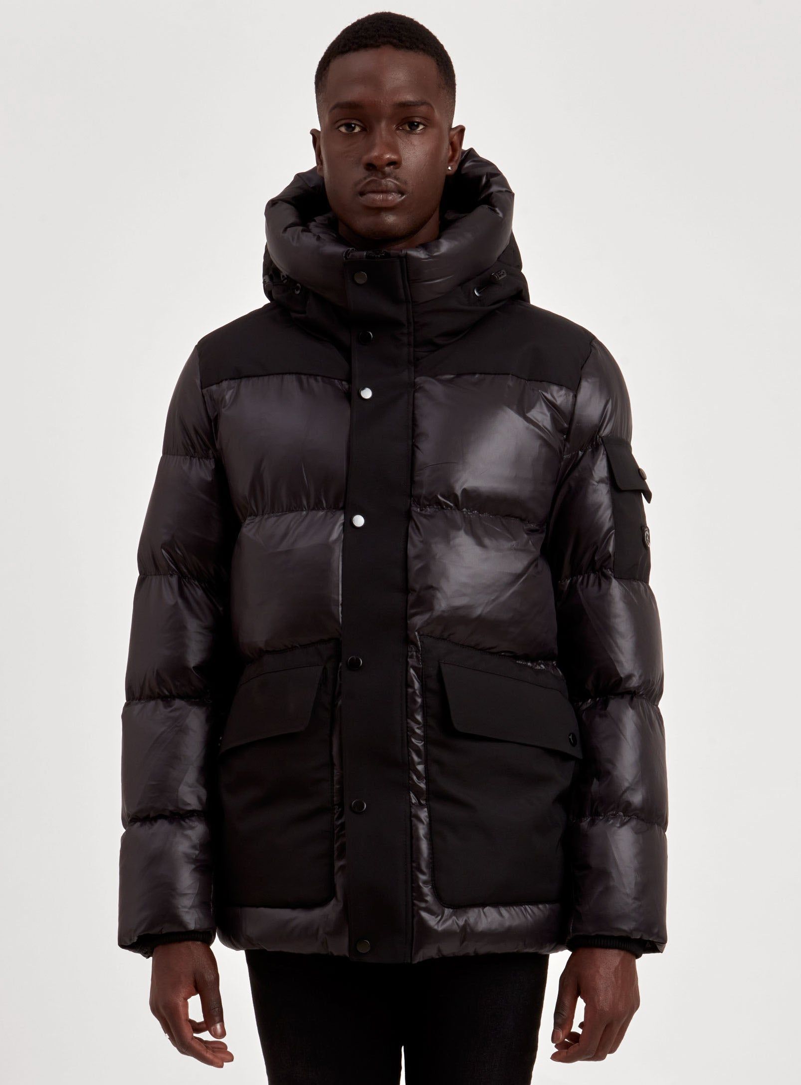 ELI | QUILTED ECO DOWN PUFFER||ELI | DOUDOUNE ECO REMBOURREE-NOIR sold by Point Zero product image thumbnail 2