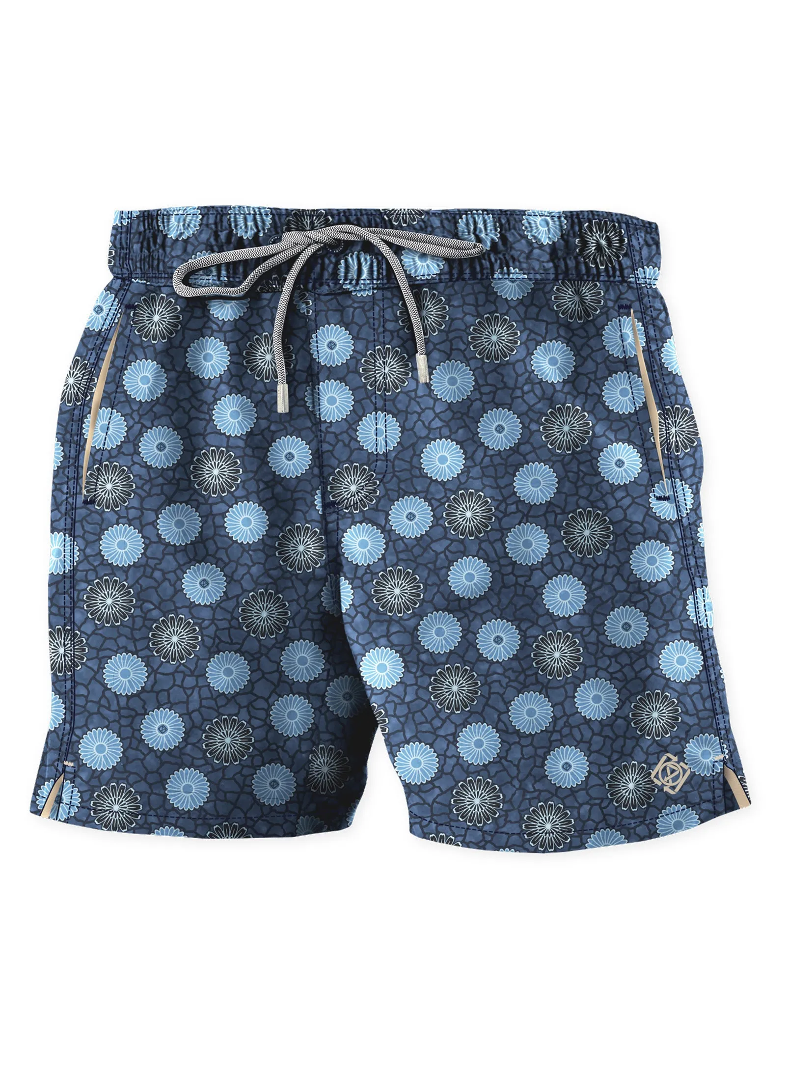 HELI | Quick Dry Print Swimshorts|| HELI | Short De Bain Imprimé À Séchage Rapide sold by Point Zero