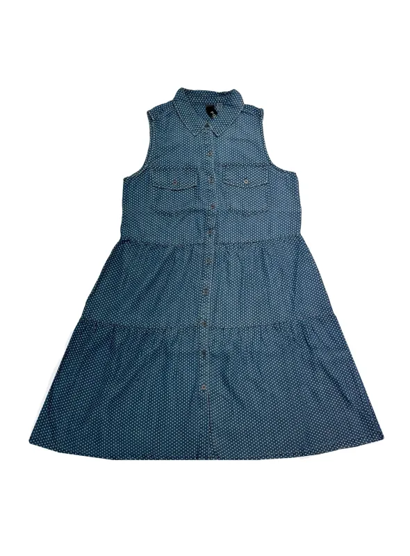 NESSA | Short Flowy Button Dress|| NESSA | Robe Courte Fluide À Boutons sold by Point Zero