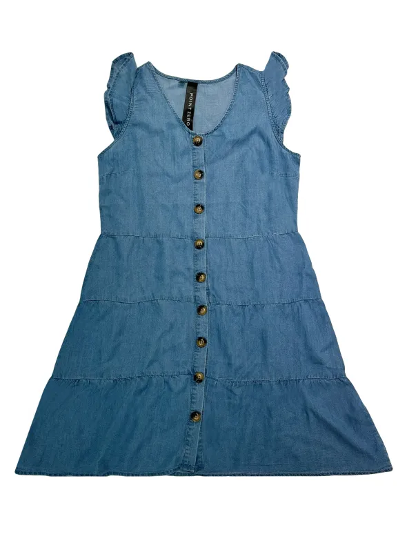 STELLA | Sleeveless Button Dress|| STELLA | Robe Sans Manches À Boutons sold by Point Zero