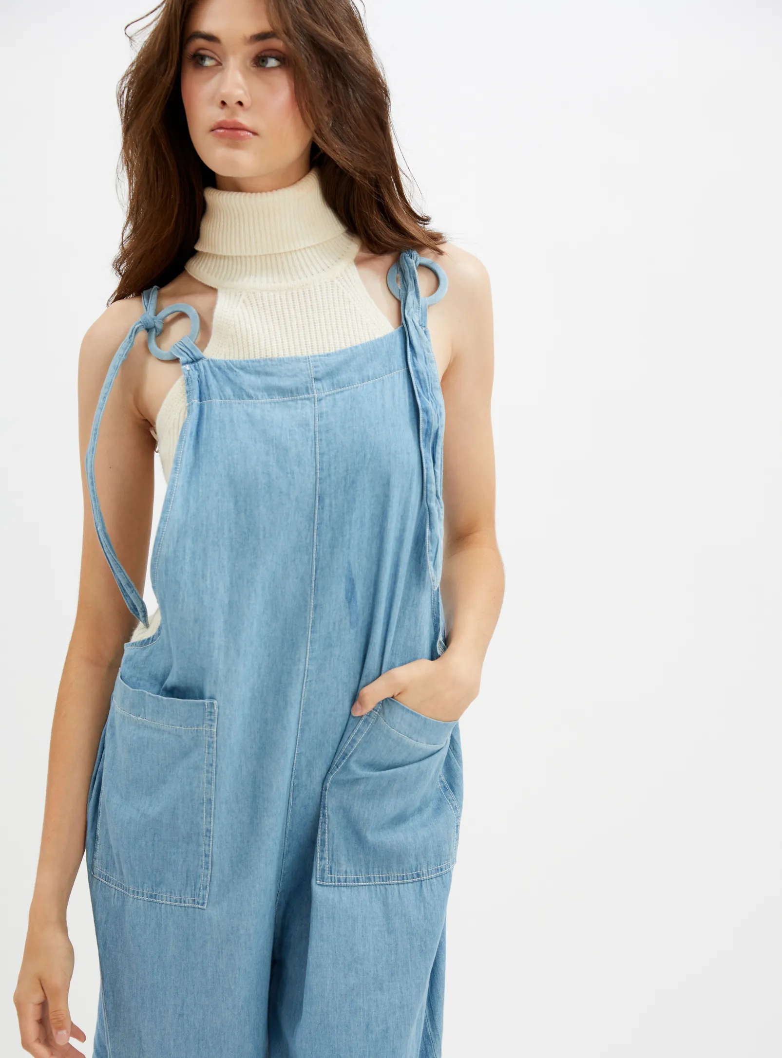 ANI | Denim Jumpsuit|| ANI | Combinaison En Jean sold by Point Zero product image thumbnail 4