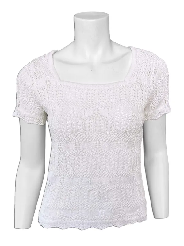 TRACY | T-Shirt Knit Sweater||TRACY | T-Shirt En Maille sold by Point Zero