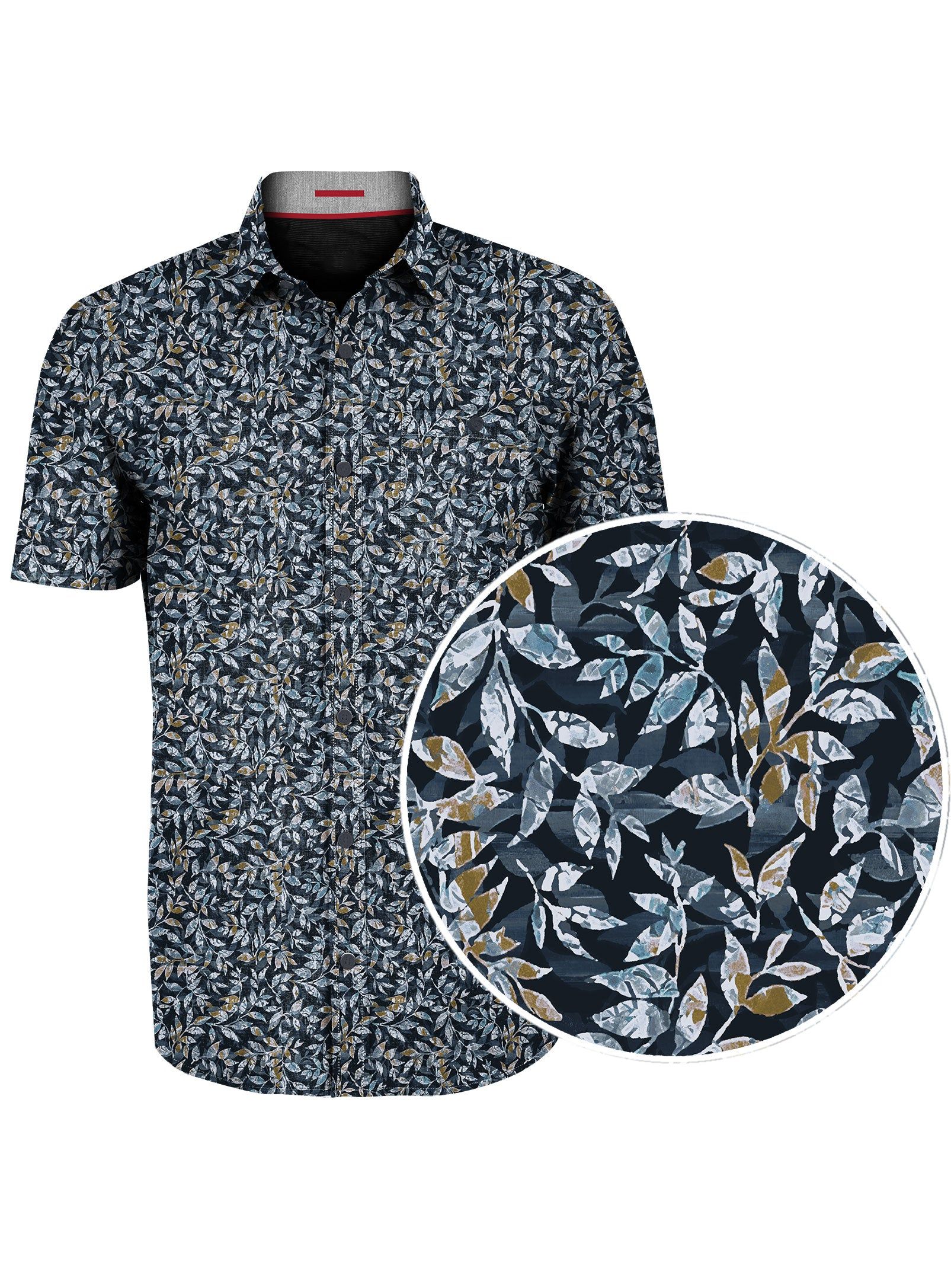 CARTER| Printed button up stretch Shirt||CARTER|Chemise boutonnée imprimée extensible sold by Point Zero product image thumbnail 2