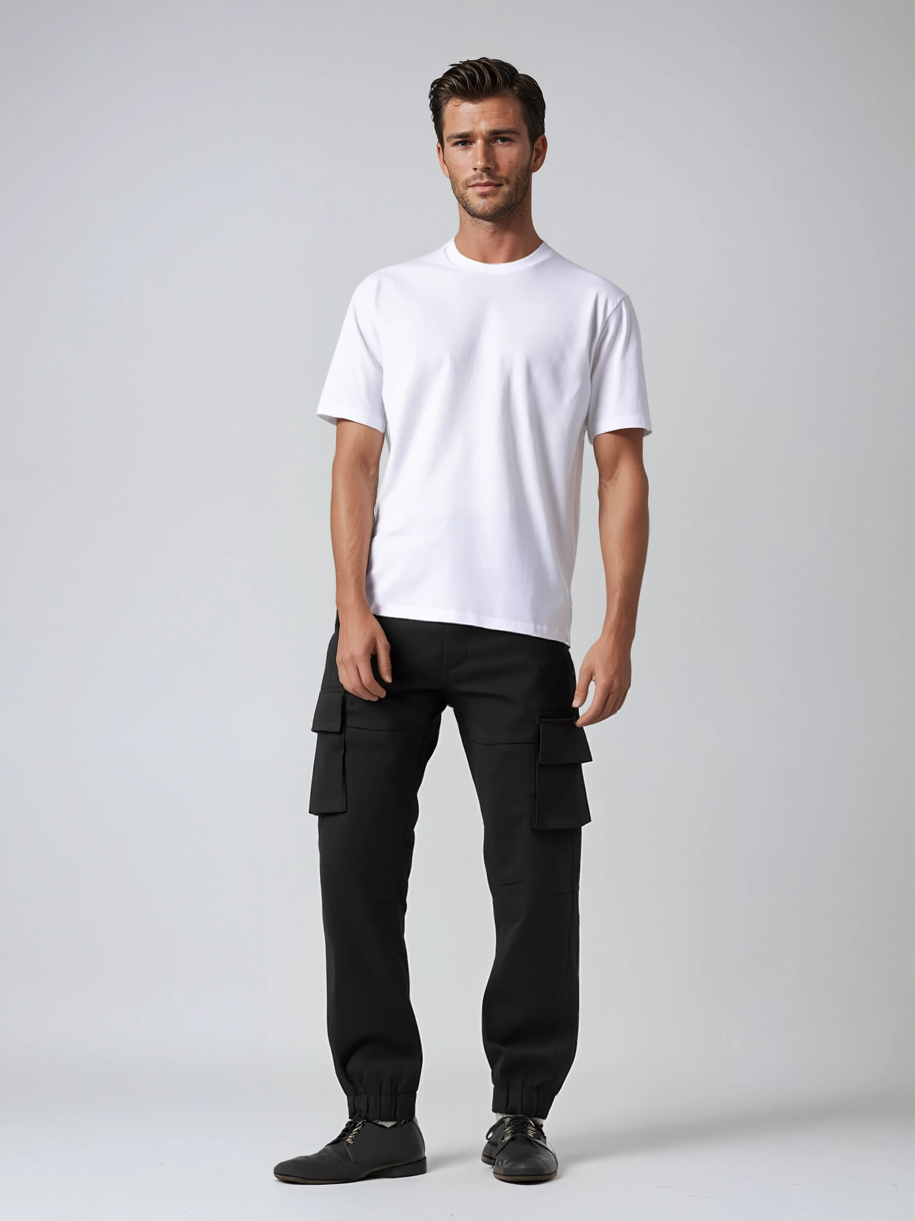 RYLER | Men's Cargo Joggers || RYLER | Jogging Cargo Pour Homme sold by Point Zero