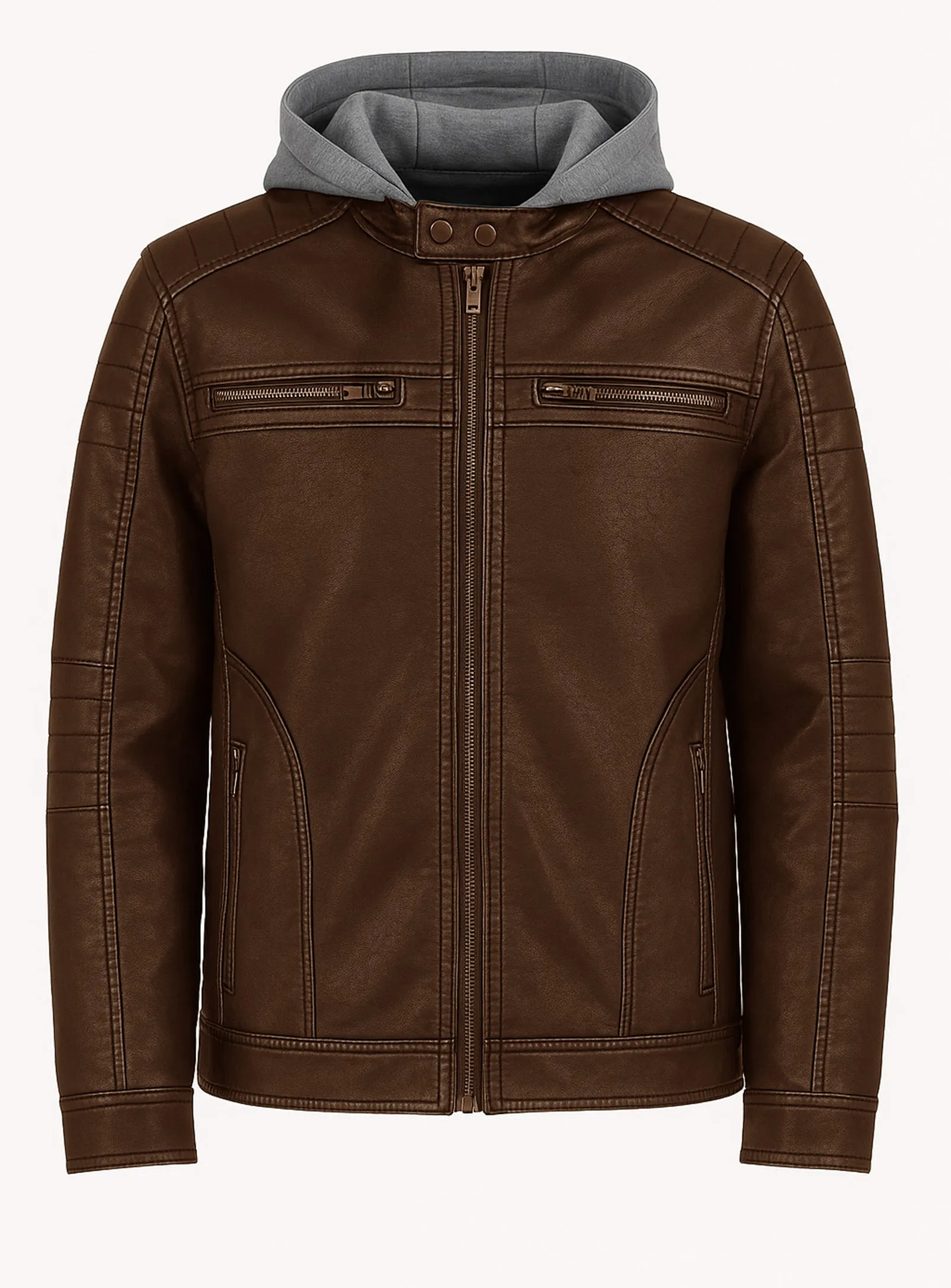 ZANEAUX | Vegan Leather Moto Jacket|| ZANEAUX | Veste moto en similicuir végan sold by Point Zero product image thumbnail 4