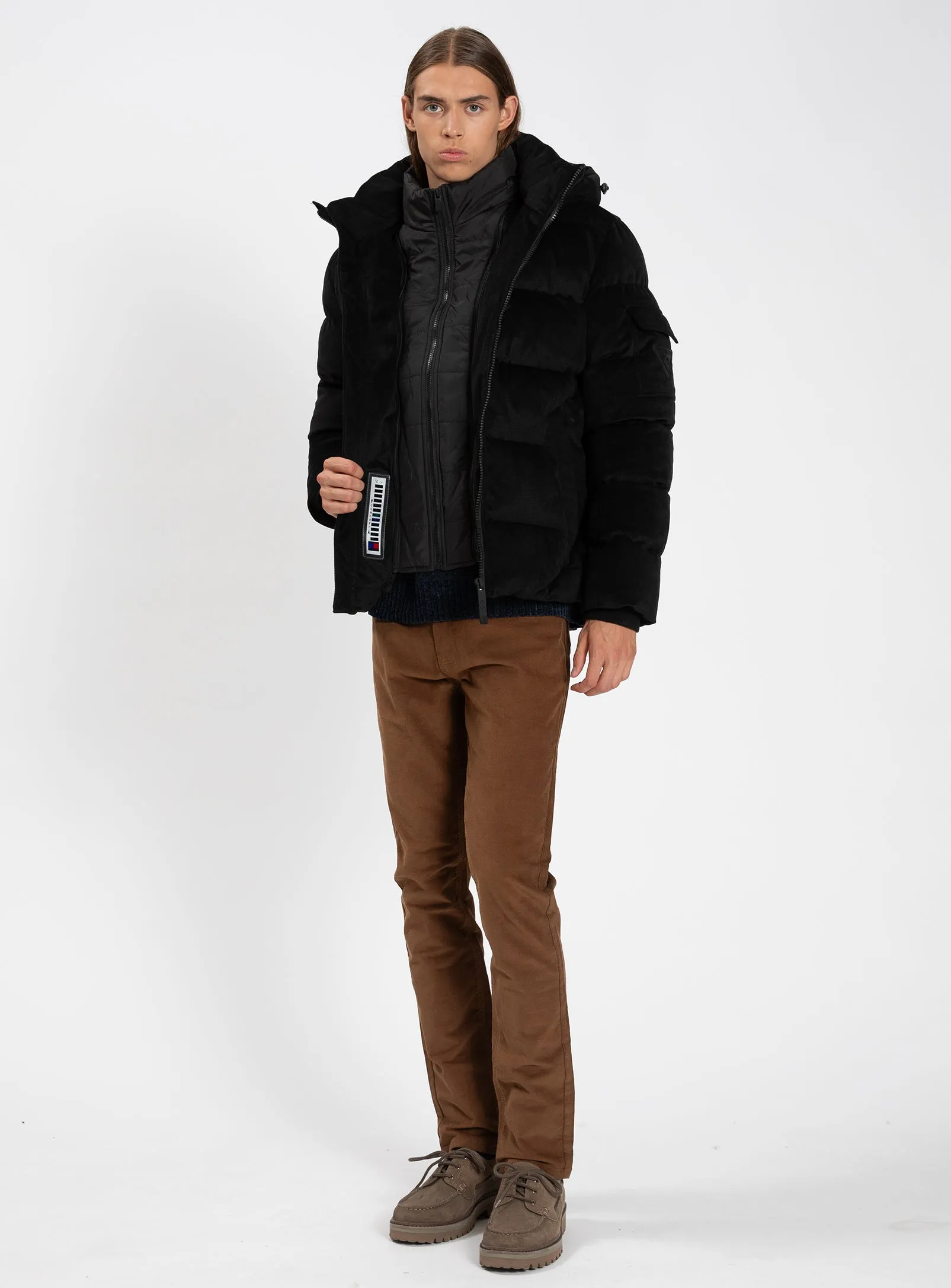 KRONOS | Jacquard Corduroy Puffer Jacket || KRONOS | puffer jacquard sold by Point Zero product image thumbnail 2