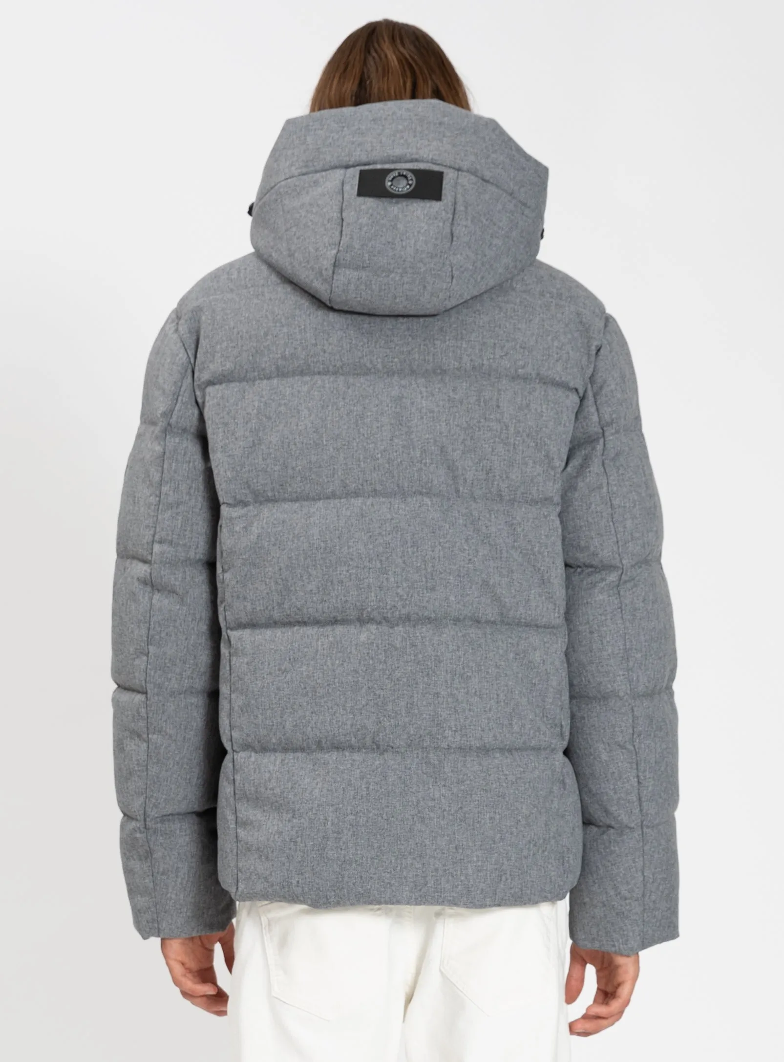 CALLUM | Heather Texture Puffer || CALLUM | Manteau matelassé texture chinée sold by Point Zero product image thumbnail 4