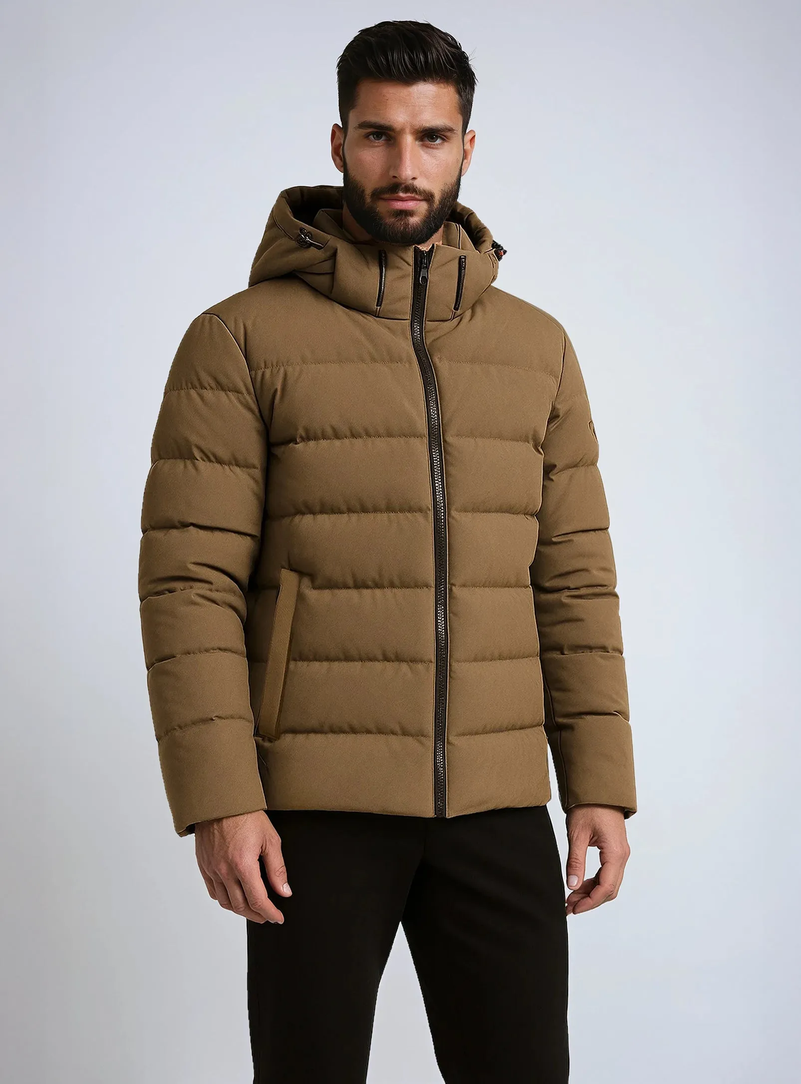 ALAROCK | Twill Textured Puffer Jacket || ALAROCK | Manteau Matelassé Texture en twill sold by Point Zero product image thumbnail 2