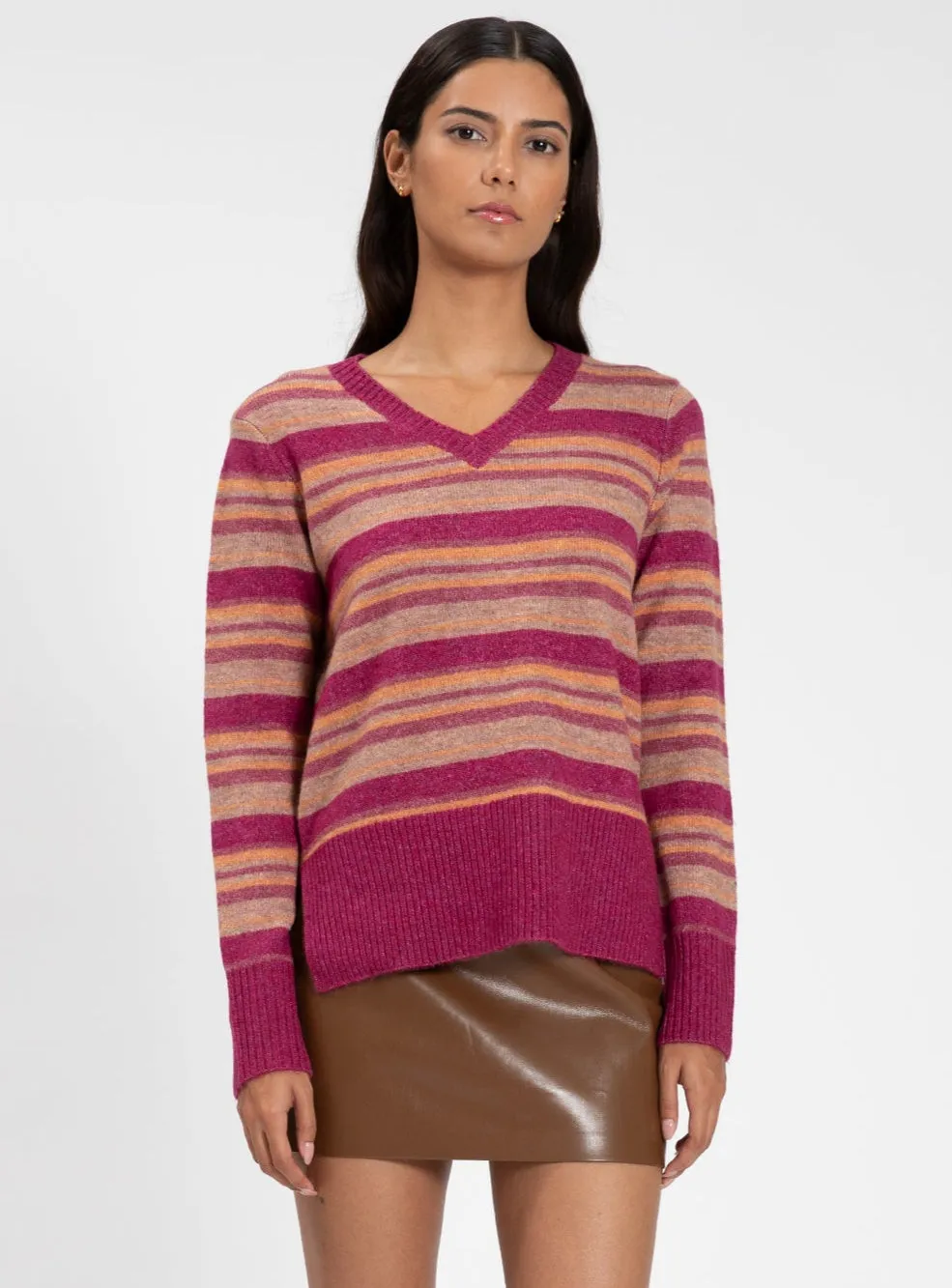 INAYA | Long-Sleeve Striped Sweater || INAYA | Chandail rayé à manches longues sold by Point Zero product image thumbnail 2