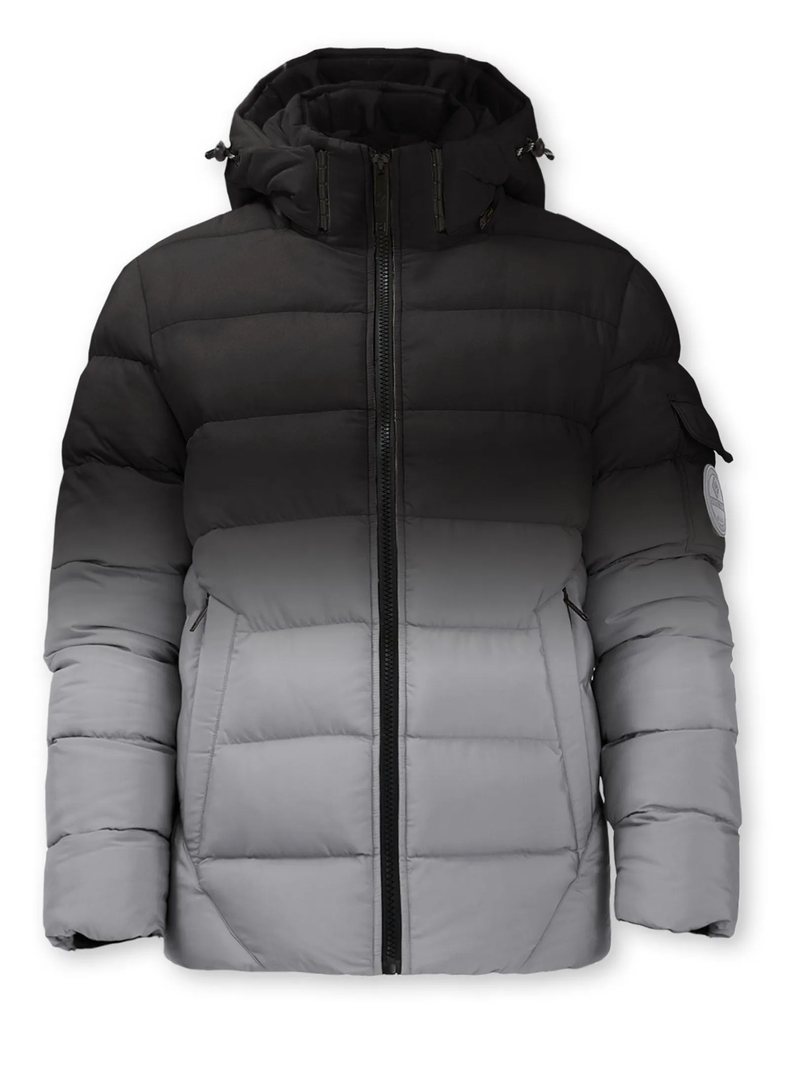 AKSEL | Dip Dye Puffer Jacket || AKSEL | Veste polaire Dip Dye sold by Point Zero product image thumbnail 5