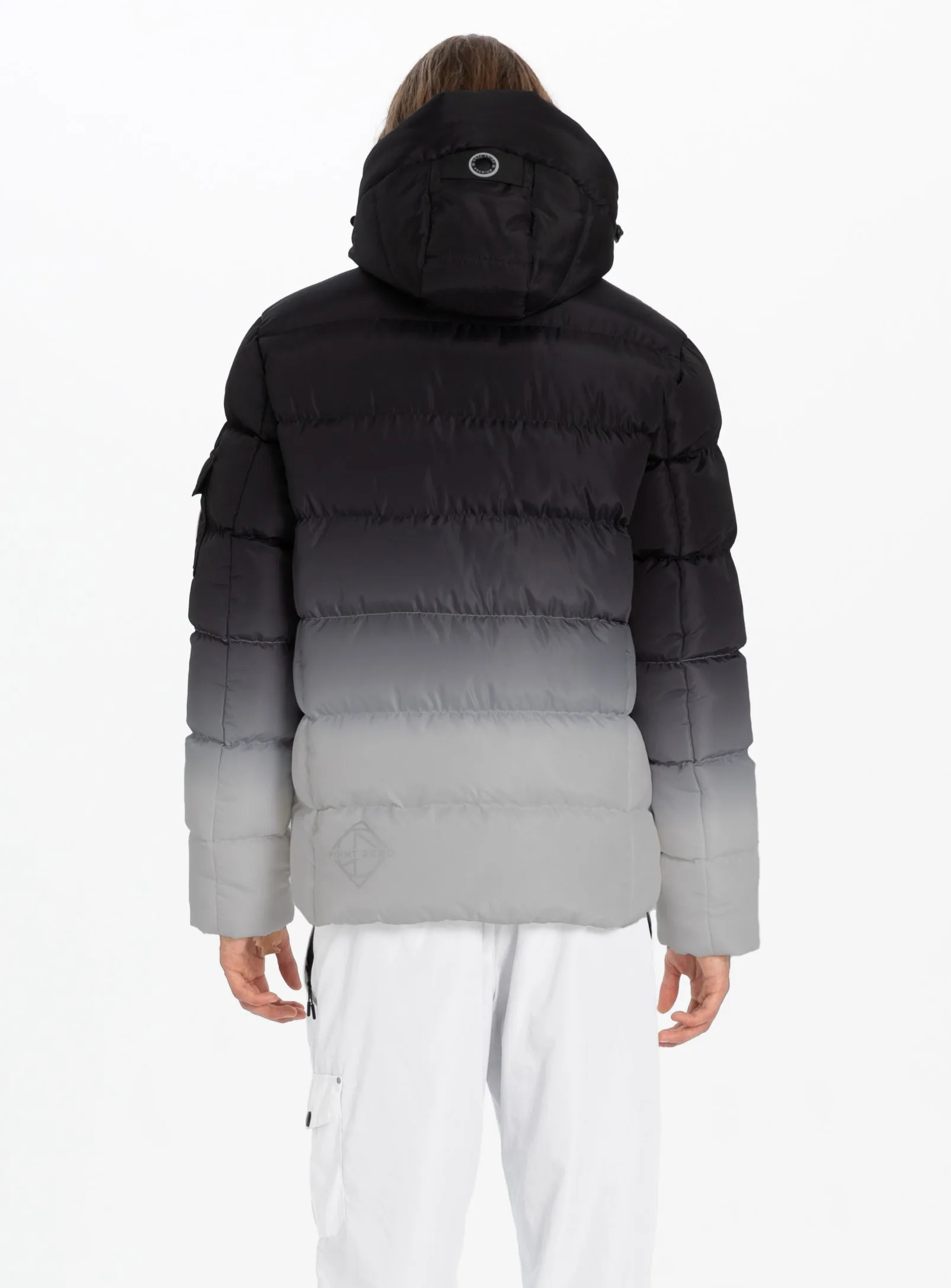 AKSEL | Dip Dye Puffer Jacket || AKSEL | Veste polaire Dip Dye sold by Point Zero product image thumbnail 4