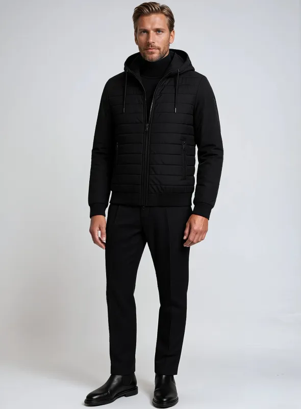 KYLIAN | Lightweight Quilted Bomber Jacket || KYLIAN | Blouson matelassé léger sold by Point Zero