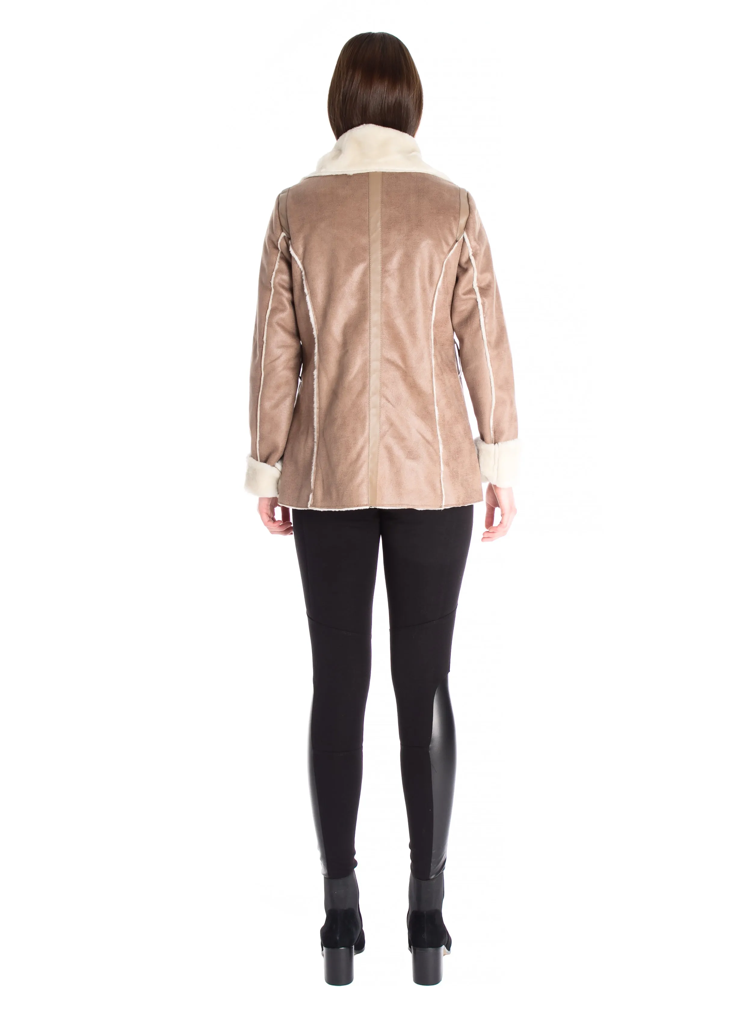 ELSSA |Melton Long Coat||ELSSA | Manteau long en Melton sold by Point Zero product image thumbnail 4