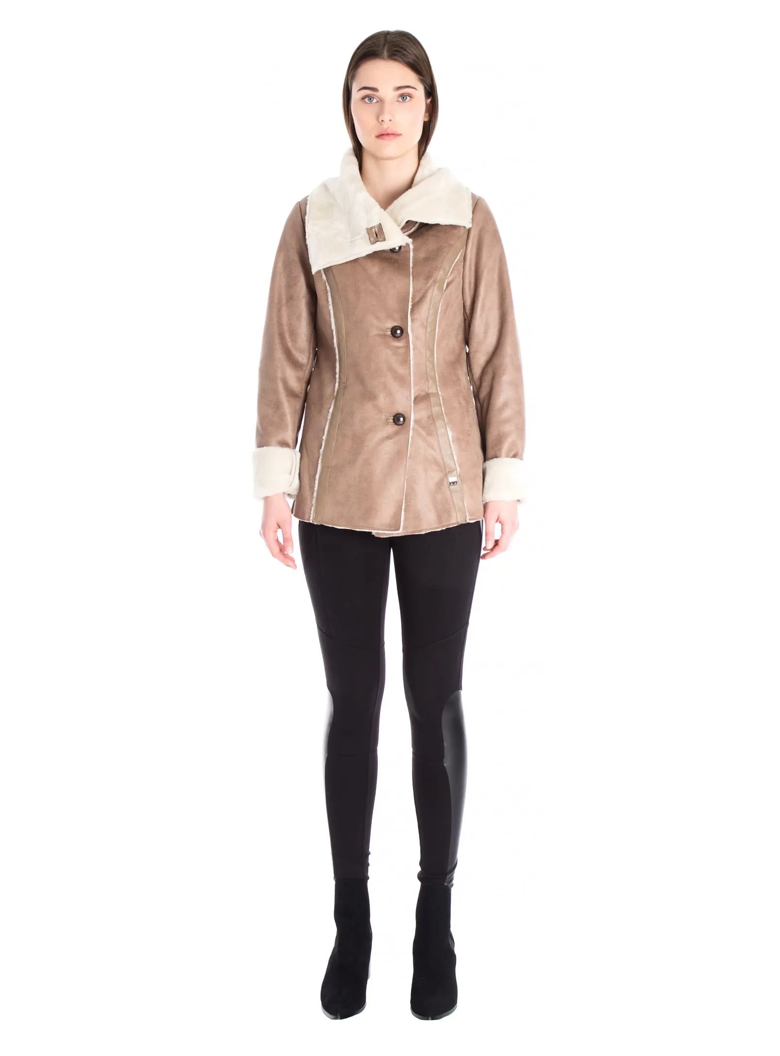 ELSSA |Melton Long Coat||ELSSA | Manteau long en Melton sold by Point Zero product image thumbnail 2