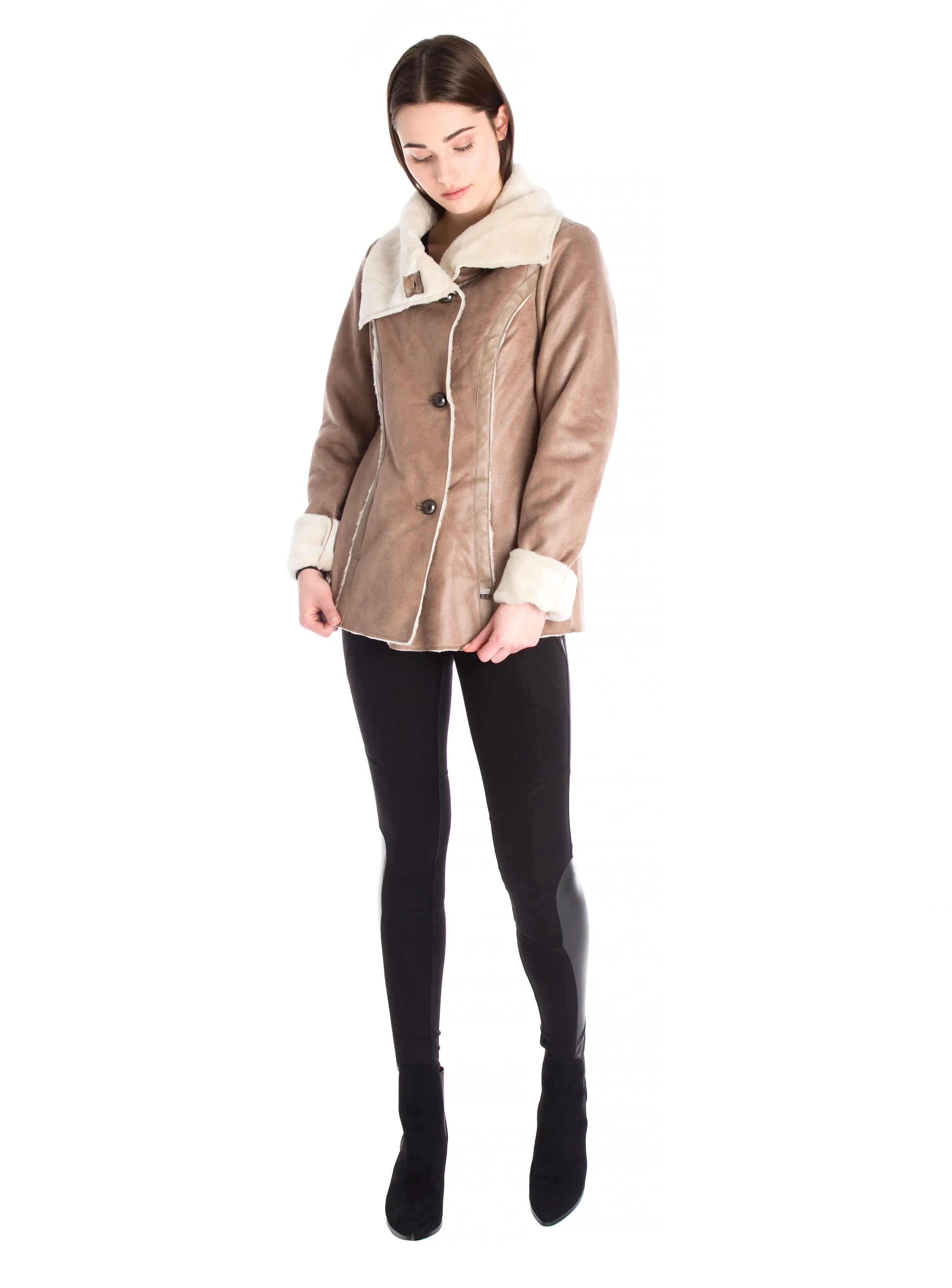 ELSSA |Melton Long Coat||ELSSA | Manteau long en Melton sold by Point Zero product image thumbnail 5