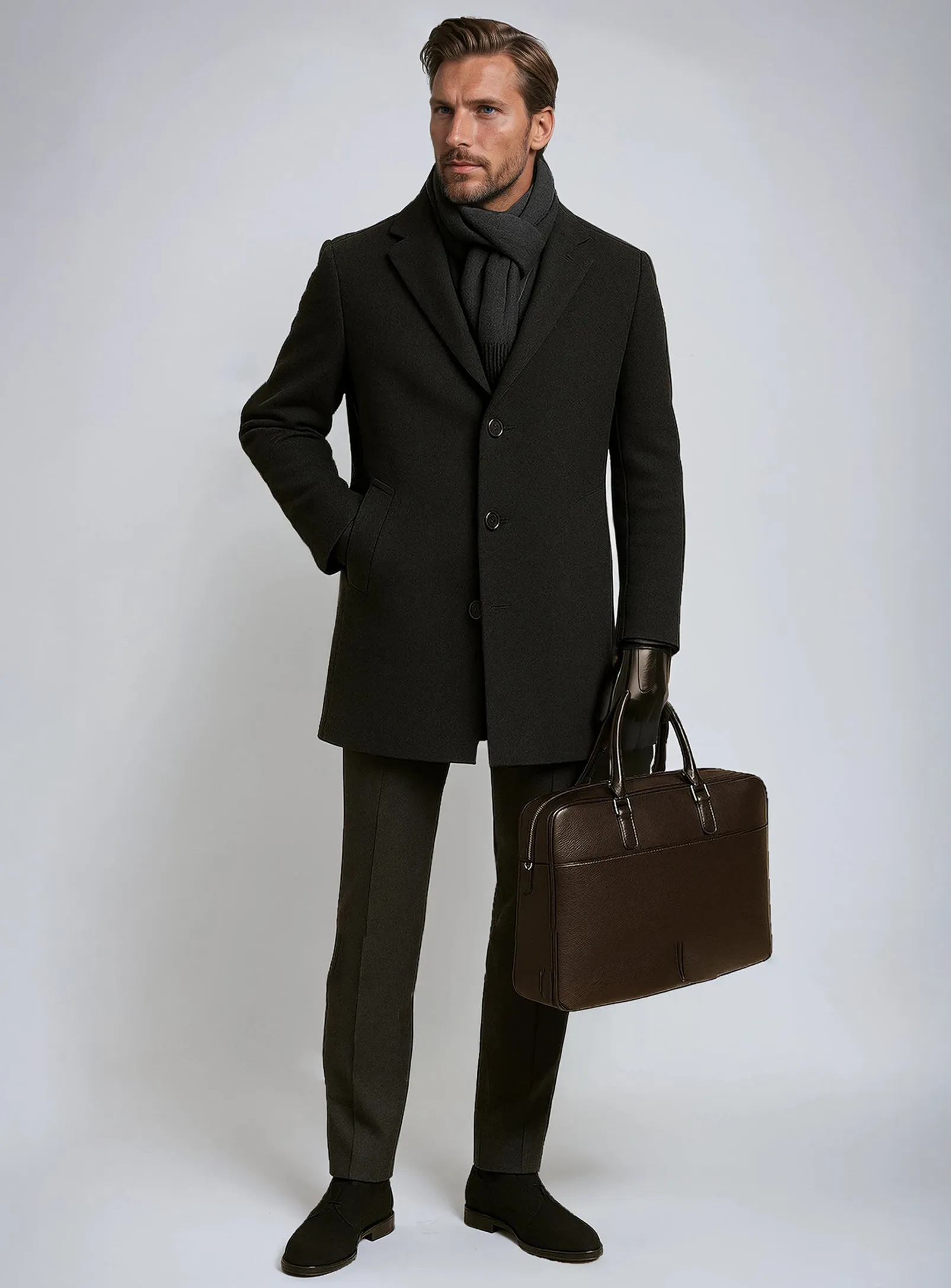 HUMBERT | Melton Coat ||HUMBERT | Manteau en drap de laine sold by Point Zero