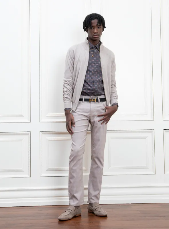 LEVON | Cashmere-Touch Full Zip Cardigan|| LEVON | Cardigan à poches – Touche cachemire sold by Point Zero