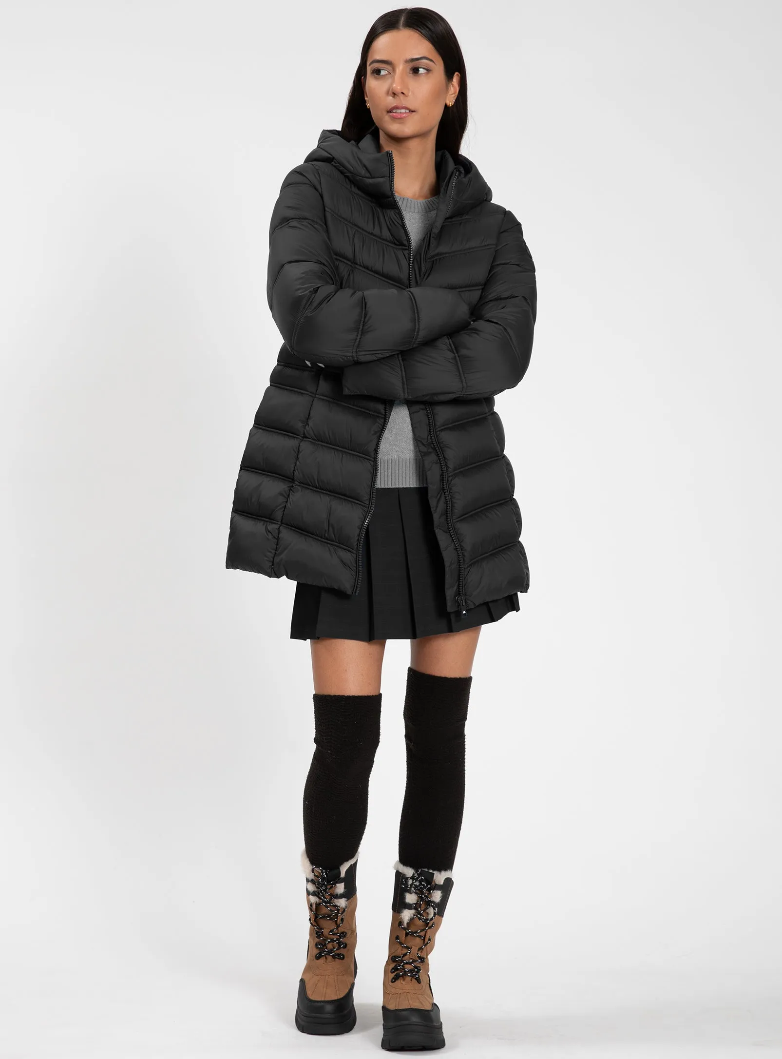 Maribel | Midweight Magic Puffer Coat sold by Point Zero