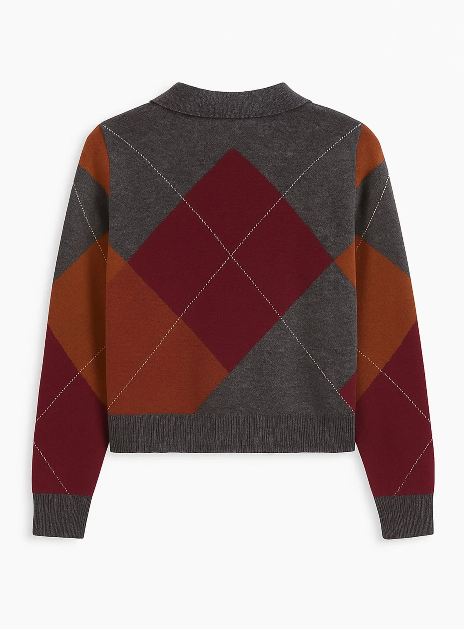 MARTA | Long-Sleeve Argyle Sweater || MARTA | Chandail à motifs argyle manches longues sold by Point Zero product image thumbnail 4