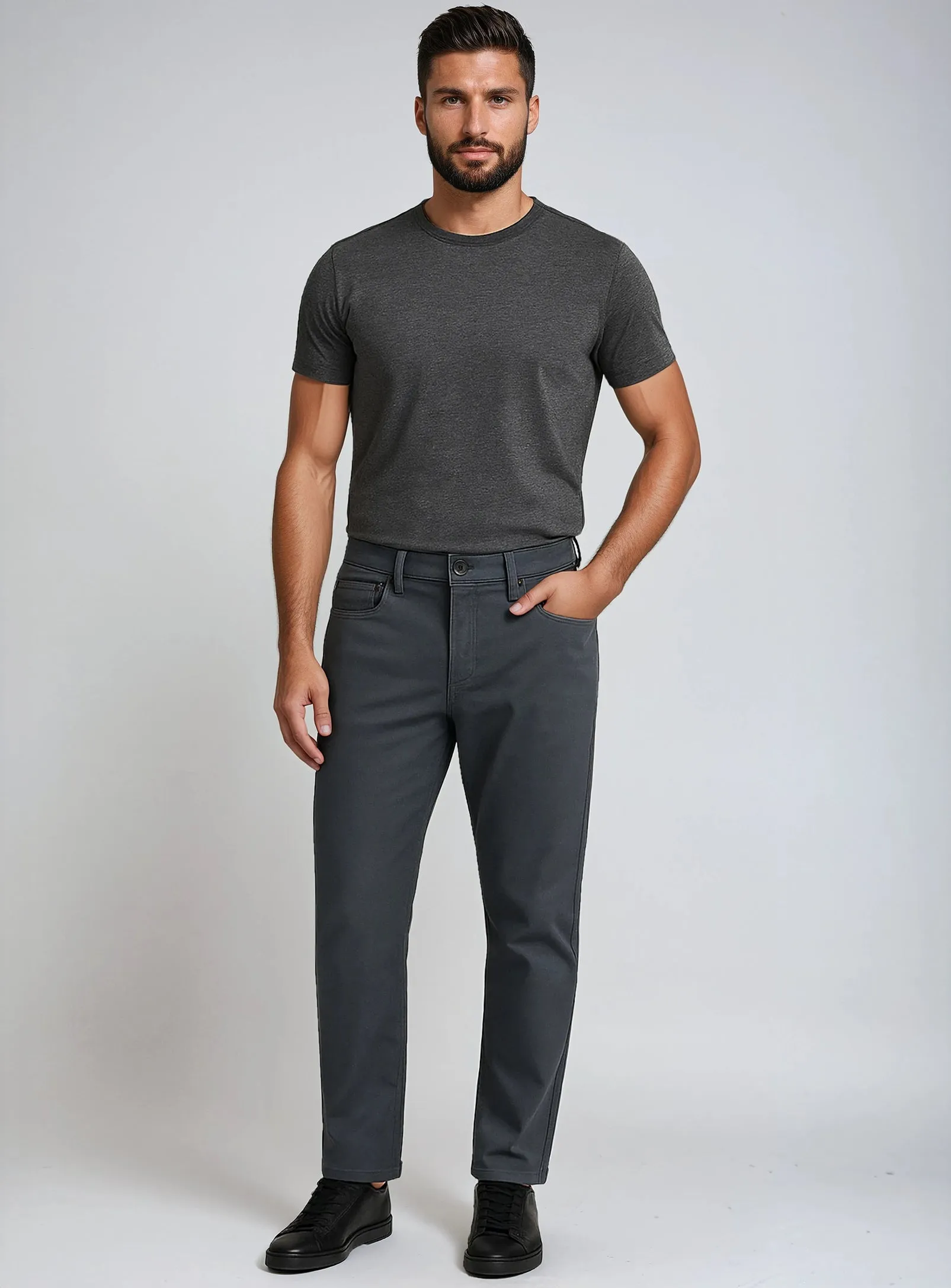 LUCIO | Super Flex Twill 5‑Pocket Pant || LUCIO | Pantalon cinq poches en twill Super Flex sold by Point Zero product image thumbnail 4