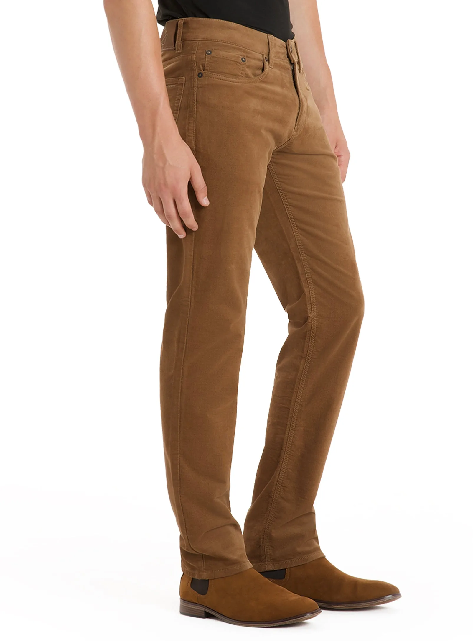 DANNY | Corduroy Stretch 5 Pocket Pants || DANNY | Pantalon en Velours Côtelé Extensible à 5 Poches sold by Point Zero product image thumbnail 4