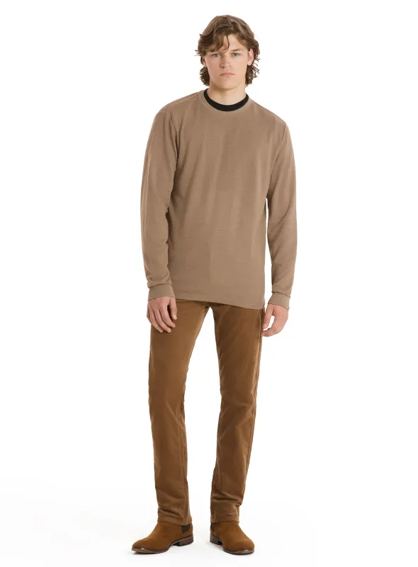 DANNY | Corduroy Stretch 5 Pocket Pants || DANNY | Pantalon en Velours Côtelé Extensible à 5 Poches sold by Point Zero