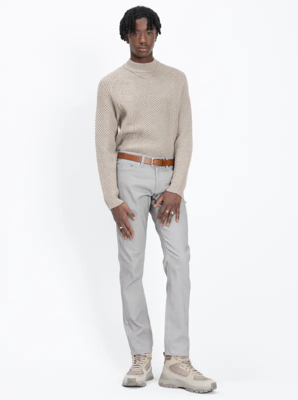 CUDI | Cable Knit Cashmere-Touch Sweater|| CUDI | Pull en maille torsadée effet Cachemire sold by Point Zero